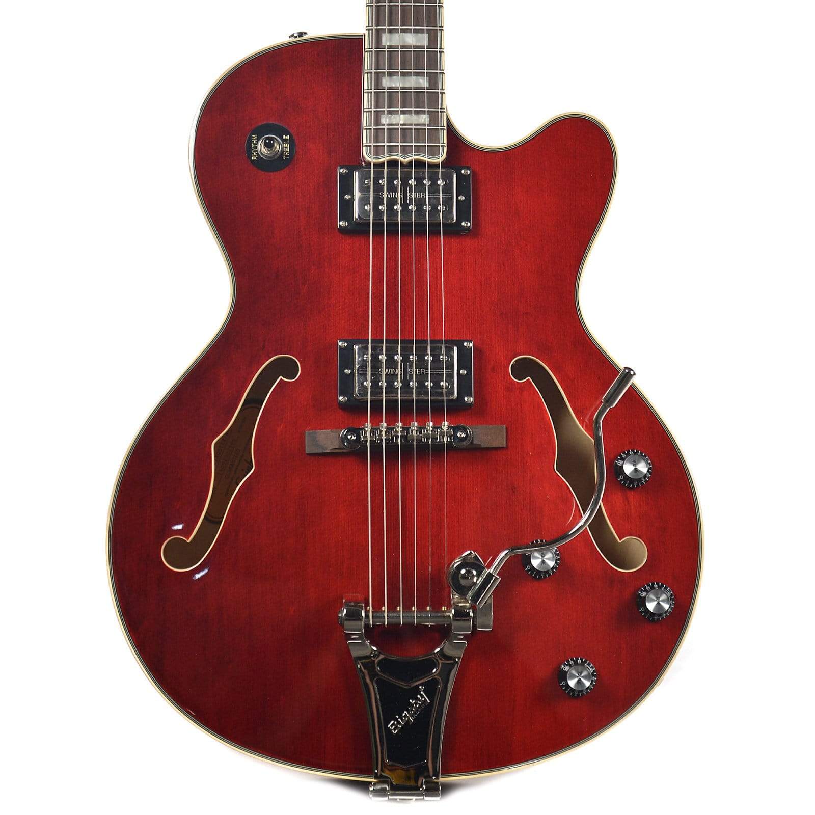 Epiphone Emperor Swingster Wine Red w/SwingBucker Pickups & Series/Parallel Electric Guitars / Hollow Body