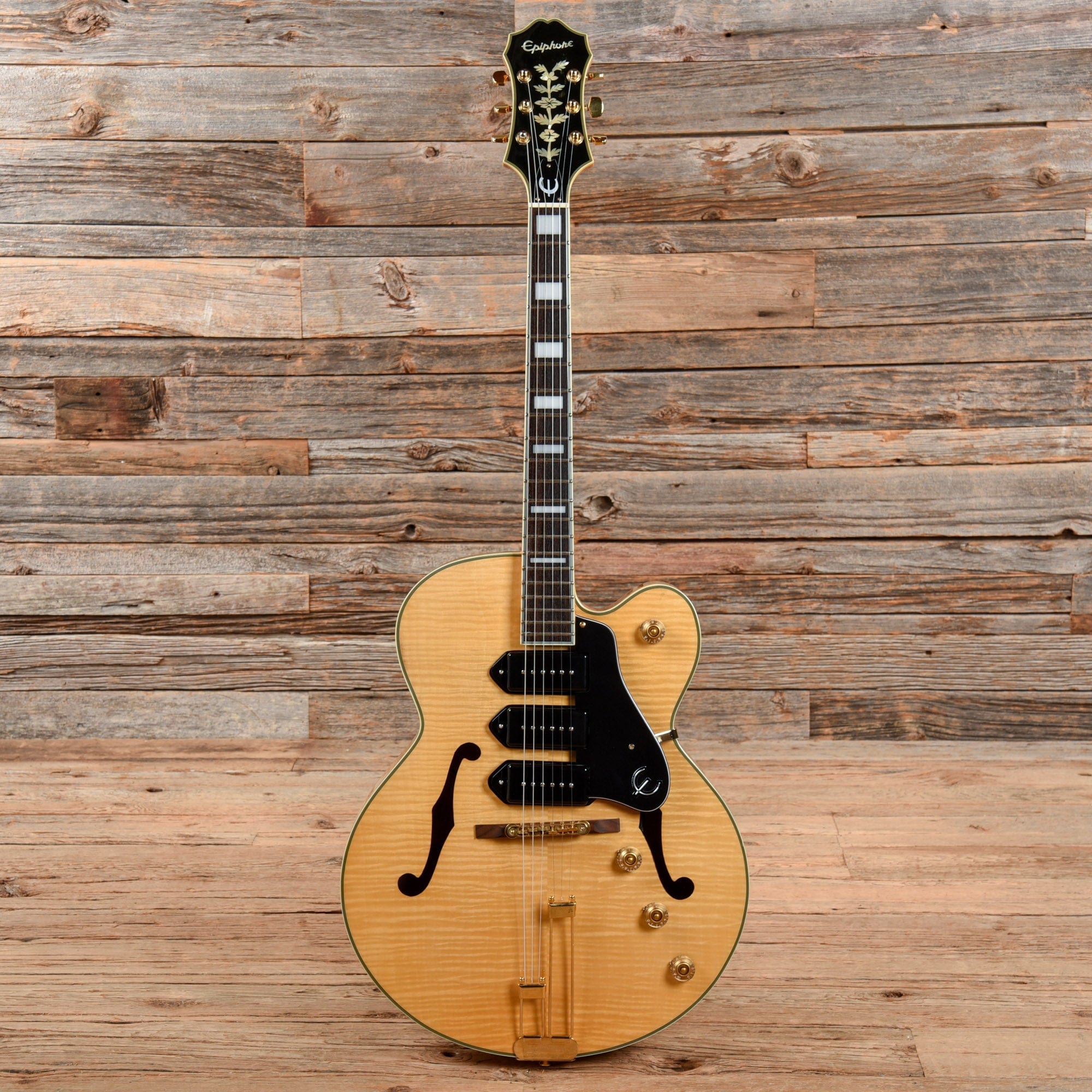 Epiphone Zephyr Blues Deluxe Natural 1992 – Chicago Music Exchange