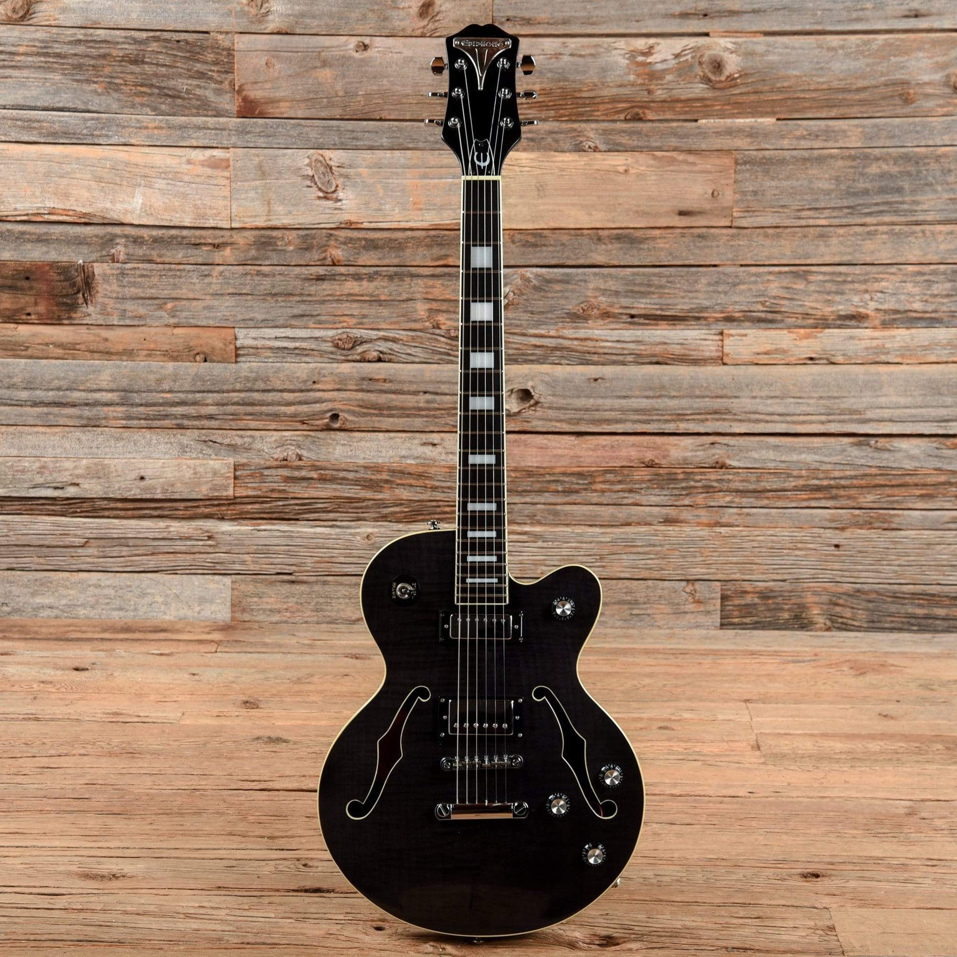 Epiphone Alleykat Transparent Black 2001 Electric Guitars / Semi-Hollow