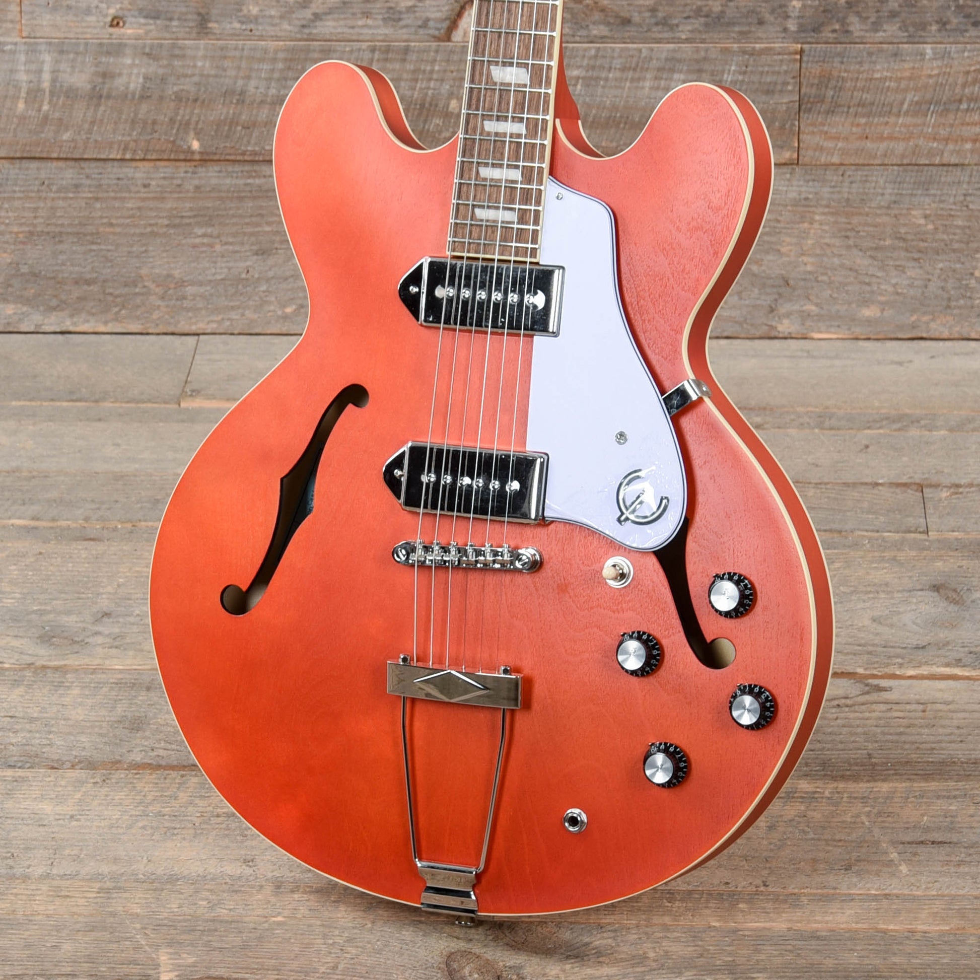 Epiphone Casino Worn Sunrise Orange Electric Guitars / Semi-Hollow