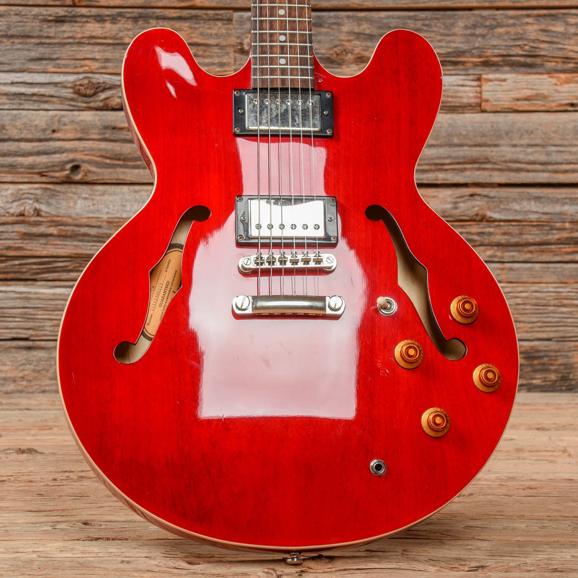 Epiphone Dot Cherry Electric Guitars / Semi-Hollow