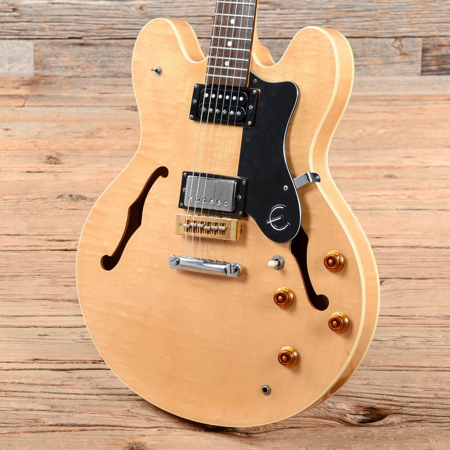 Epiphone Dot Natural 1998 Electric Guitars / Semi-Hollow