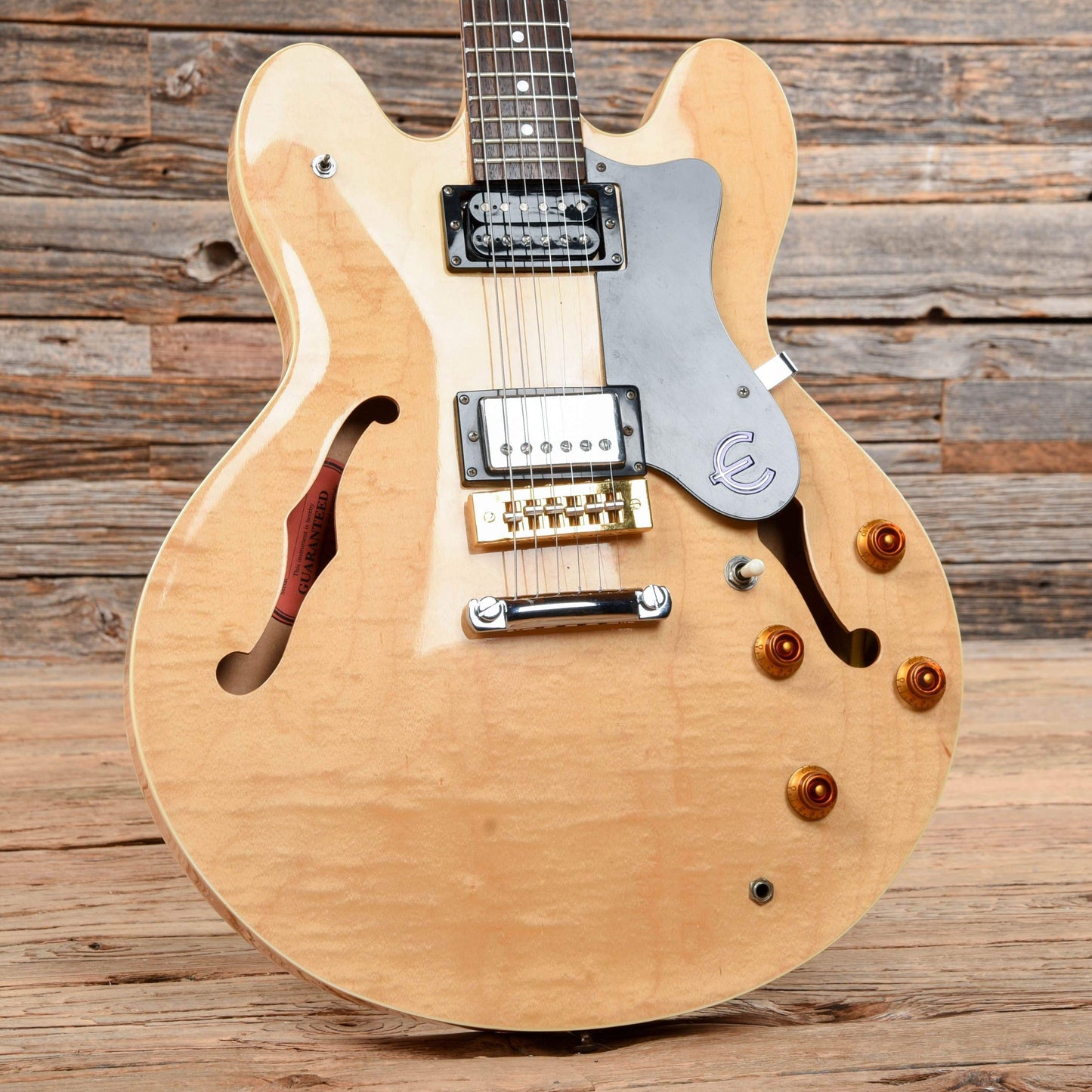 Epiphone Dot Natural 1998 Electric Guitars / Semi-Hollow