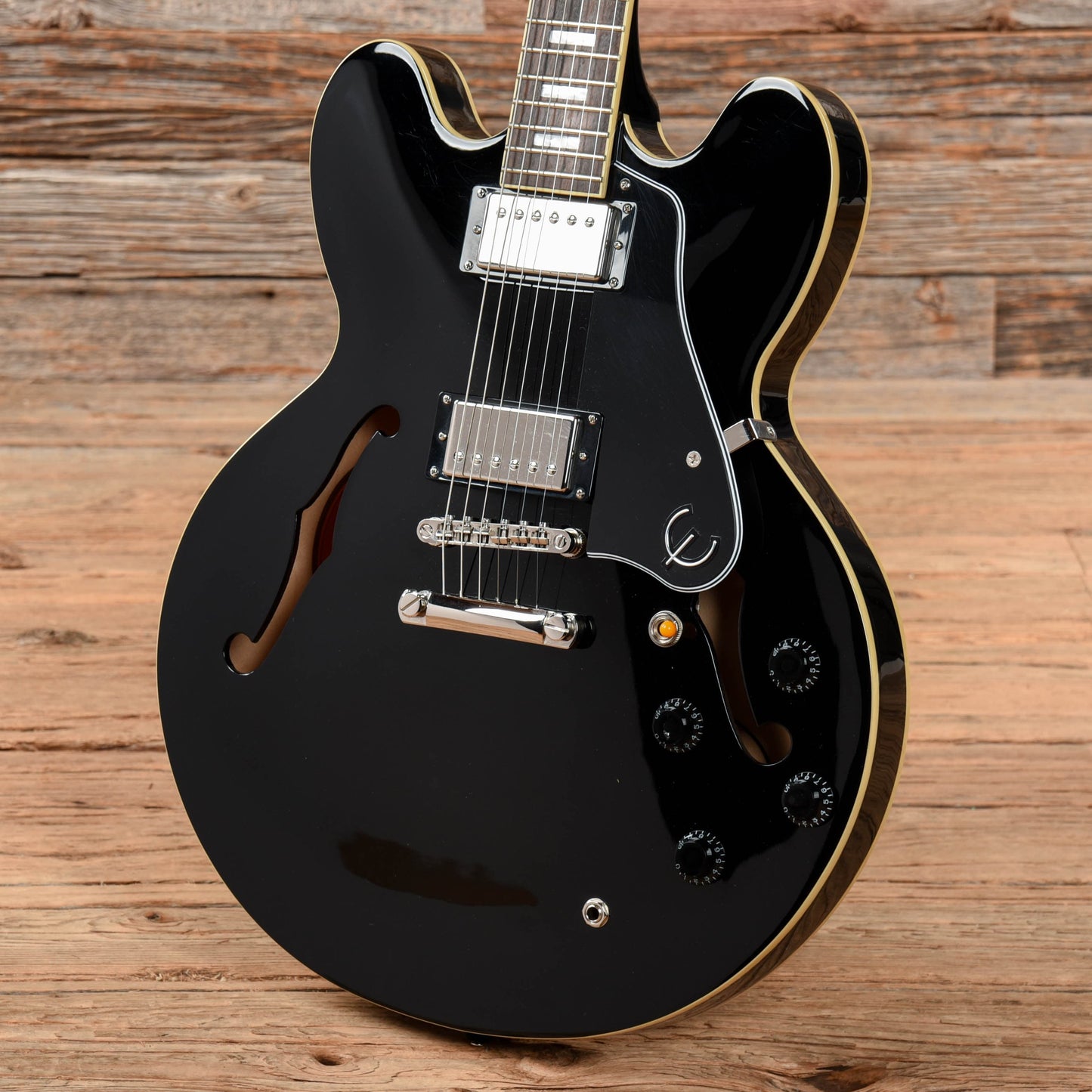 Epiphone ES-335 Pro Ebony 2017 Electric Guitars / Semi-Hollow