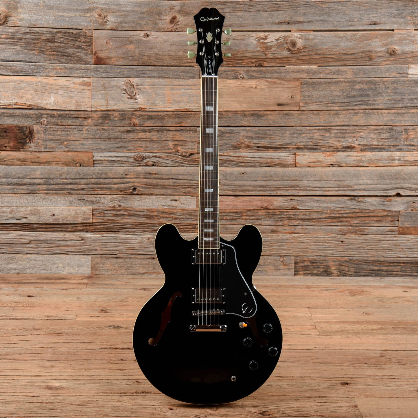 Epiphone ES-335 Pro Ebony 2017 Electric Guitars / Semi-Hollow