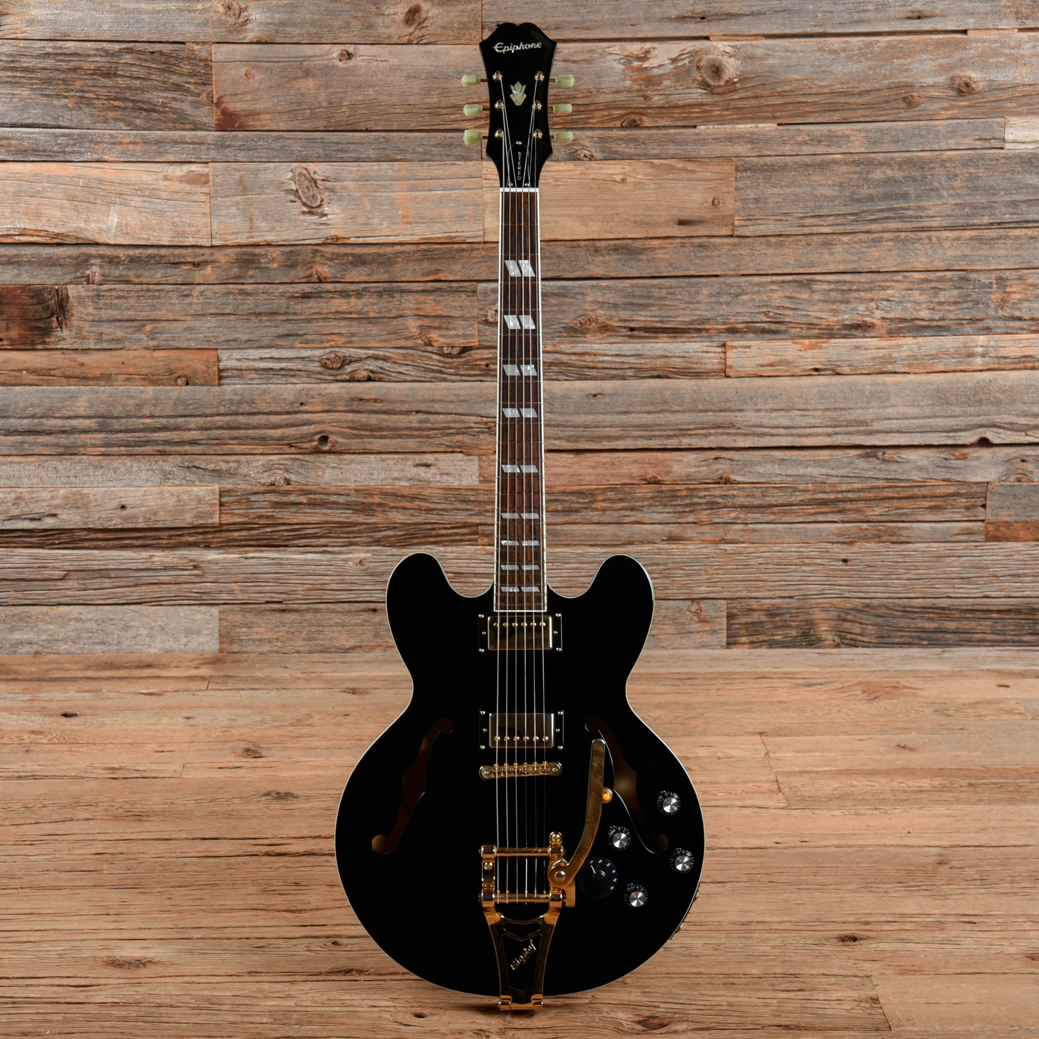 Epiphone ES-345 Stereo Reissue Ebony 2011 – Chicago Music Exchange