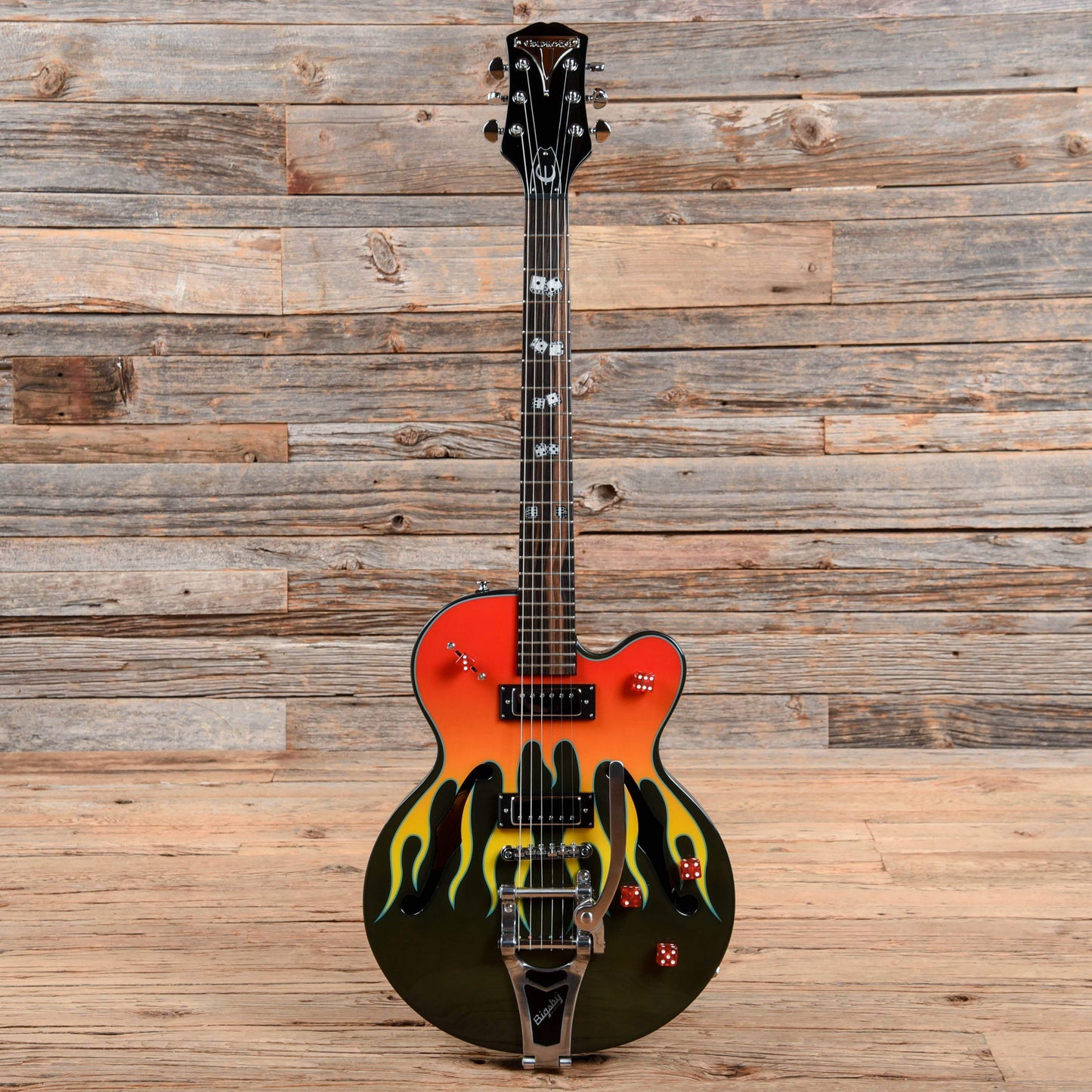 Epiphone Flame Kat Black 2004 Electric Guitars / Semi-Hollow