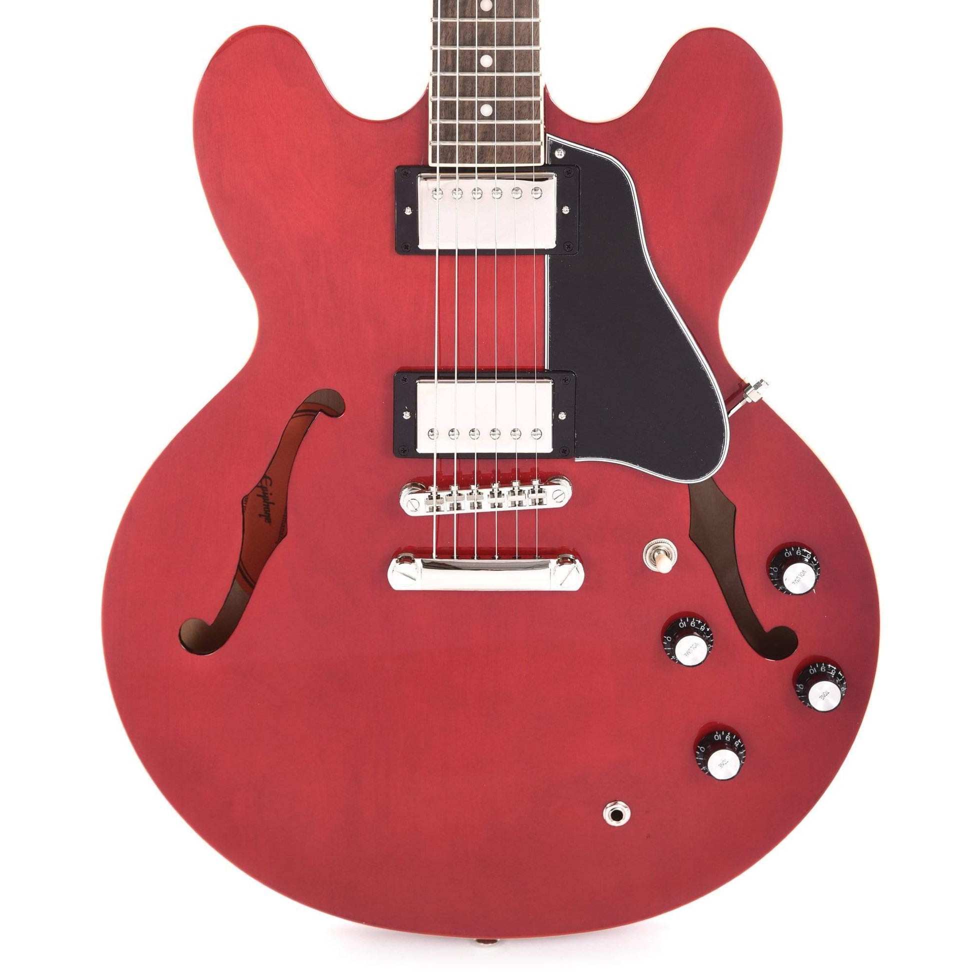 Epiphone Inspired by Gibson ES-335 Cherry Electric Guitars / Semi-Hollow