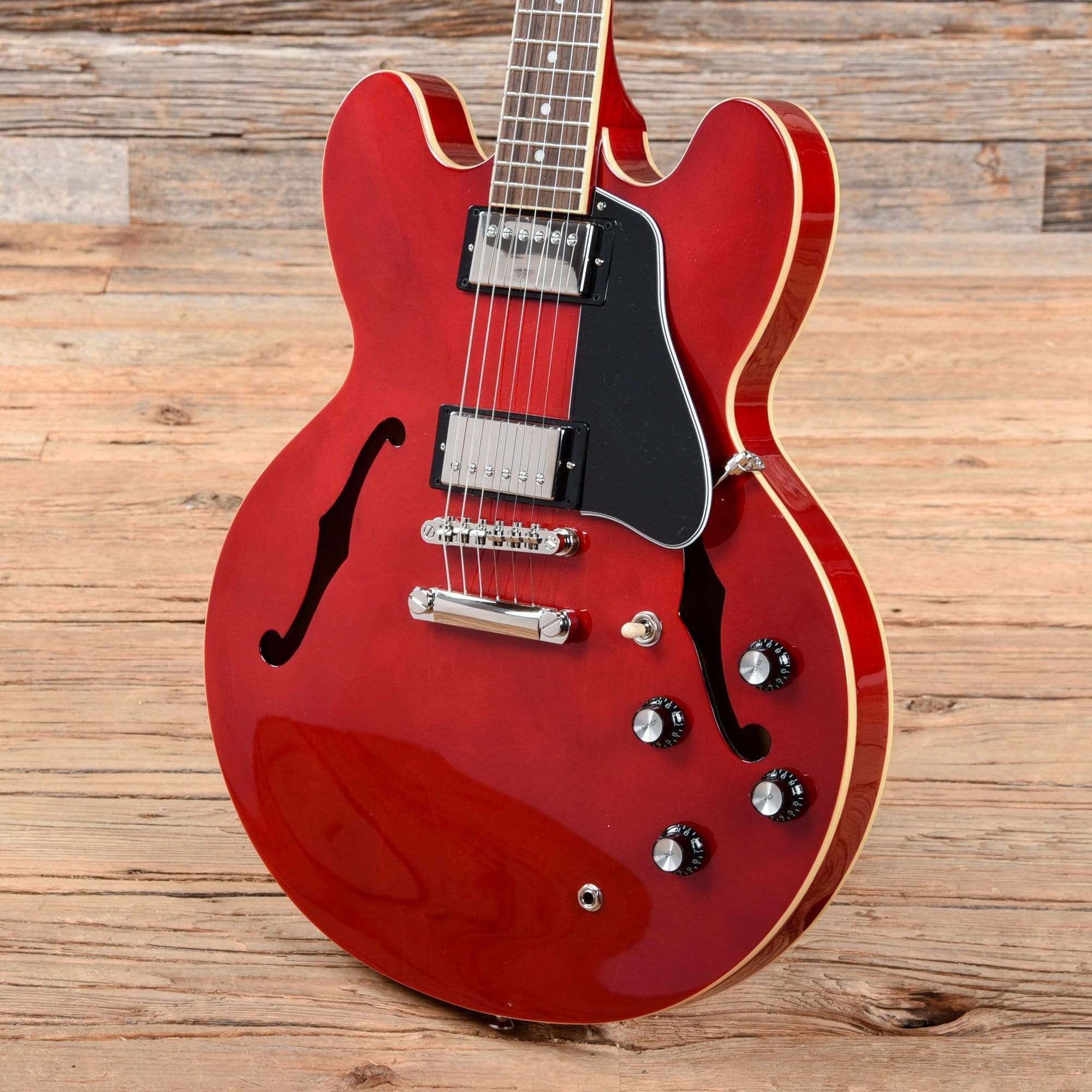 Epiphone Inspired by Gibson ES-335 Cherry Electric Guitars / Semi-Hollow