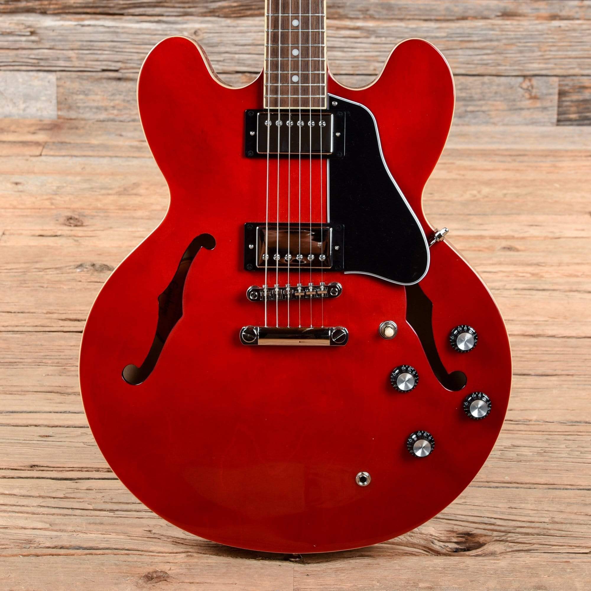 Epiphone Inspired by Gibson ES-335 Cherry Electric Guitars / Semi-Hollow