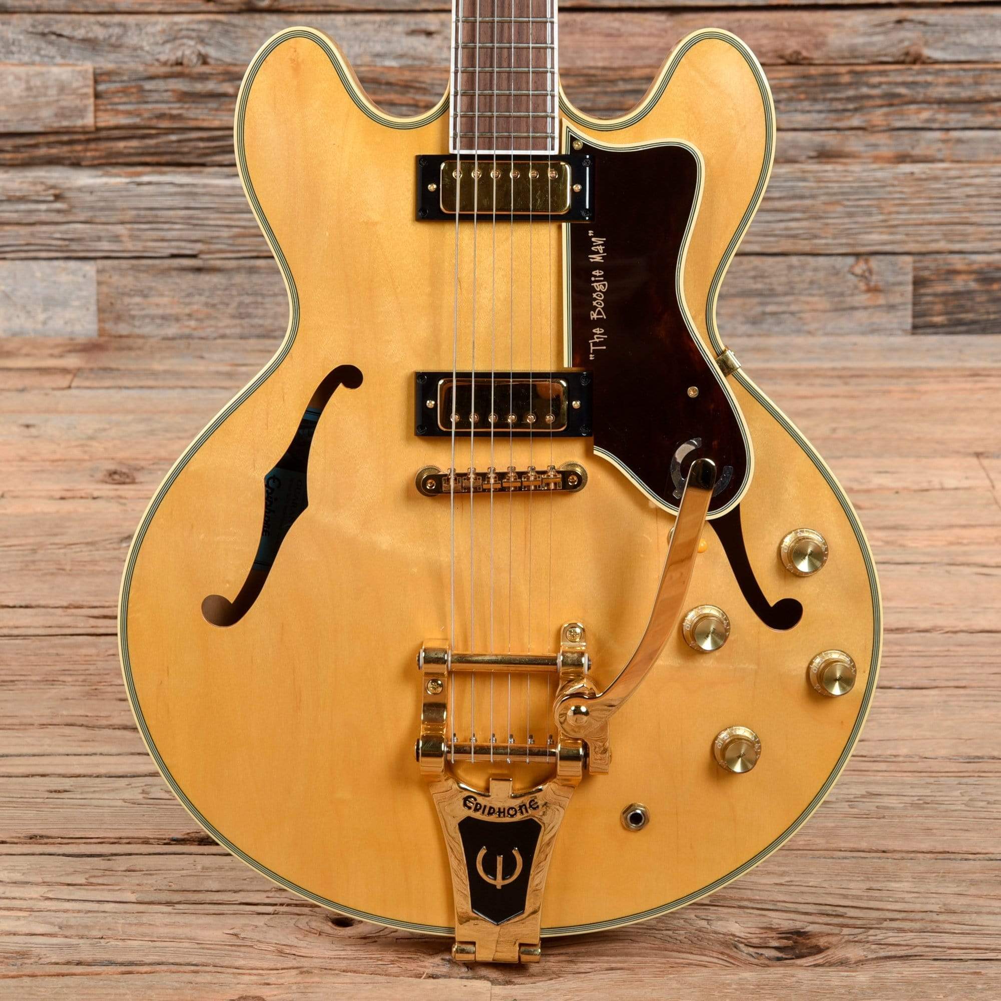 Epiphone John Lee Hooker 1964 Sheraton Natural Electric Guitars / Semi-Hollow