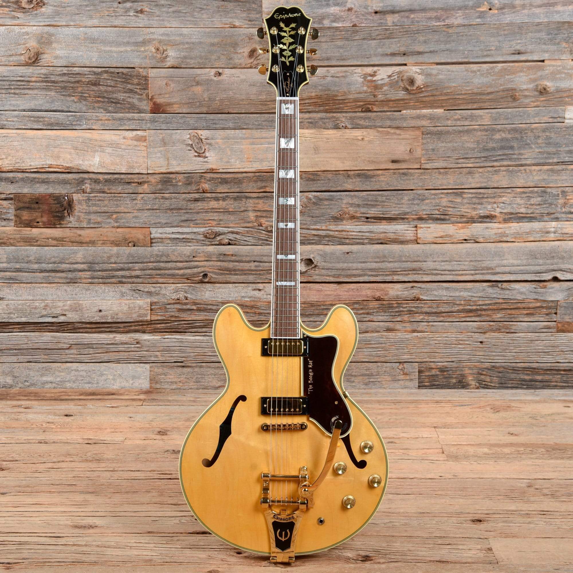 Epiphone John Lee Hooker 1964 Sheraton Natural Electric Guitars / Semi-Hollow