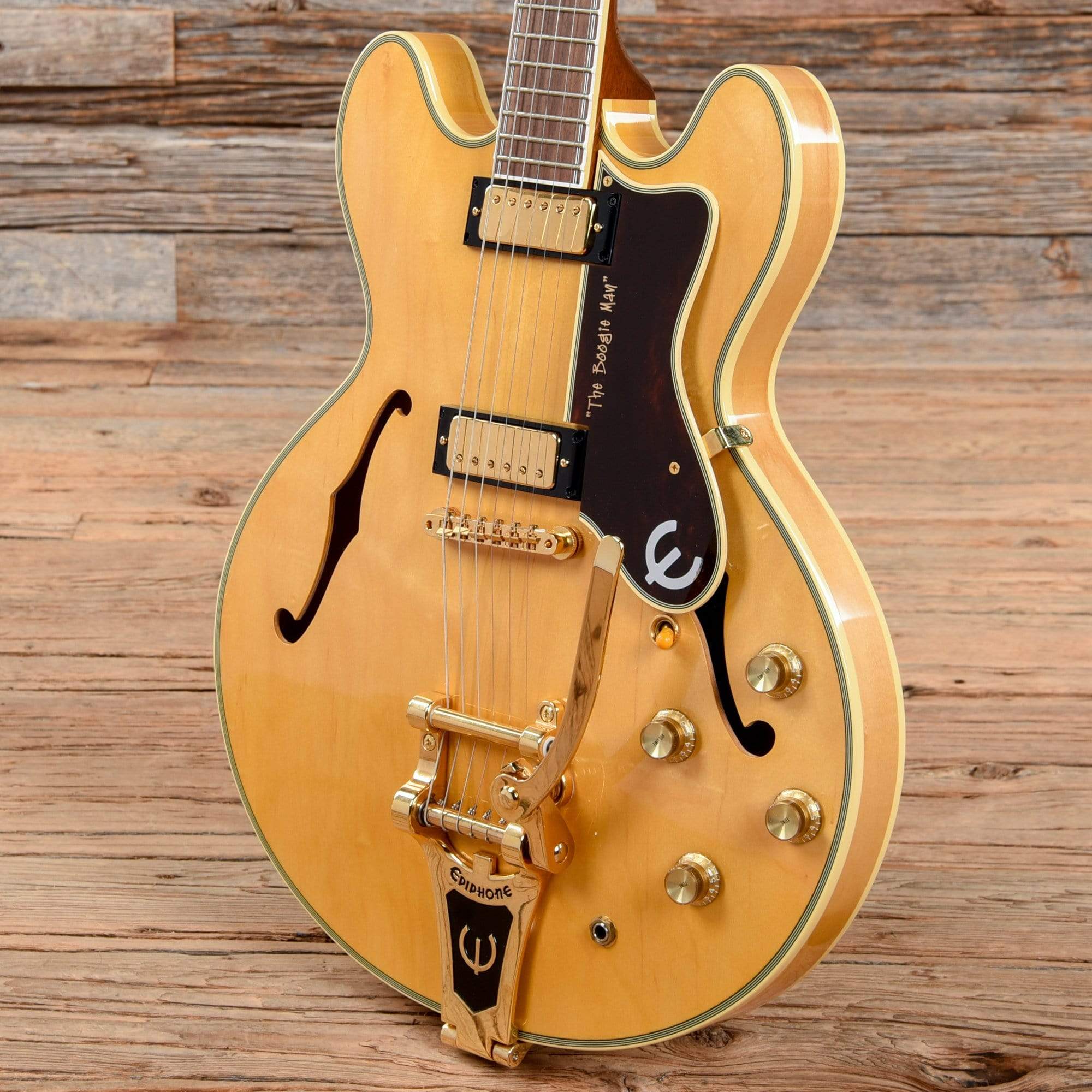 Epiphone John Lee Hooker 1964 Sheraton Natural Electric Guitars / Semi-Hollow