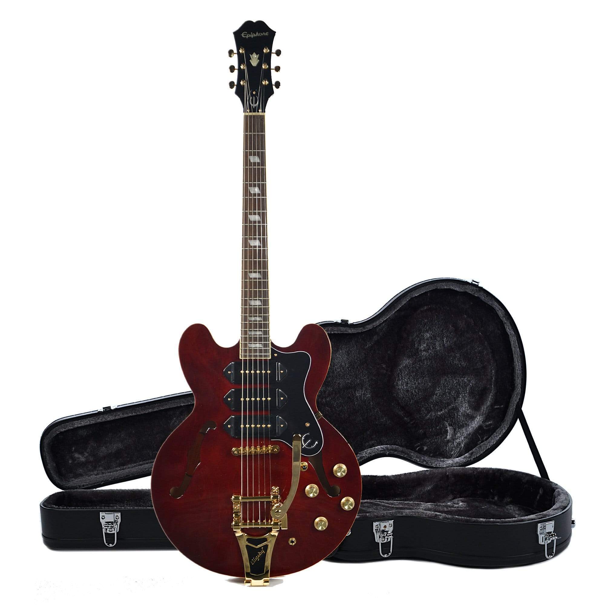 Epiphone Riviera Custom P93 Wine Red Limited Edition w/Hardshell Case –  Chicago Music Exchange