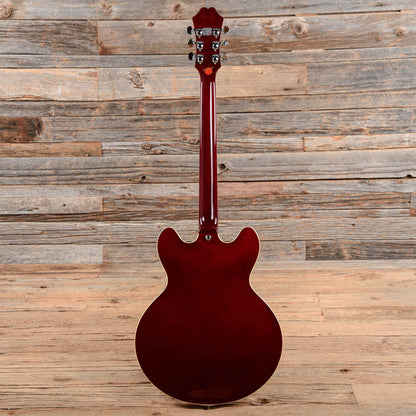 Epiphone Riviera Elite Cherry Electric Guitars / Semi-Hollow