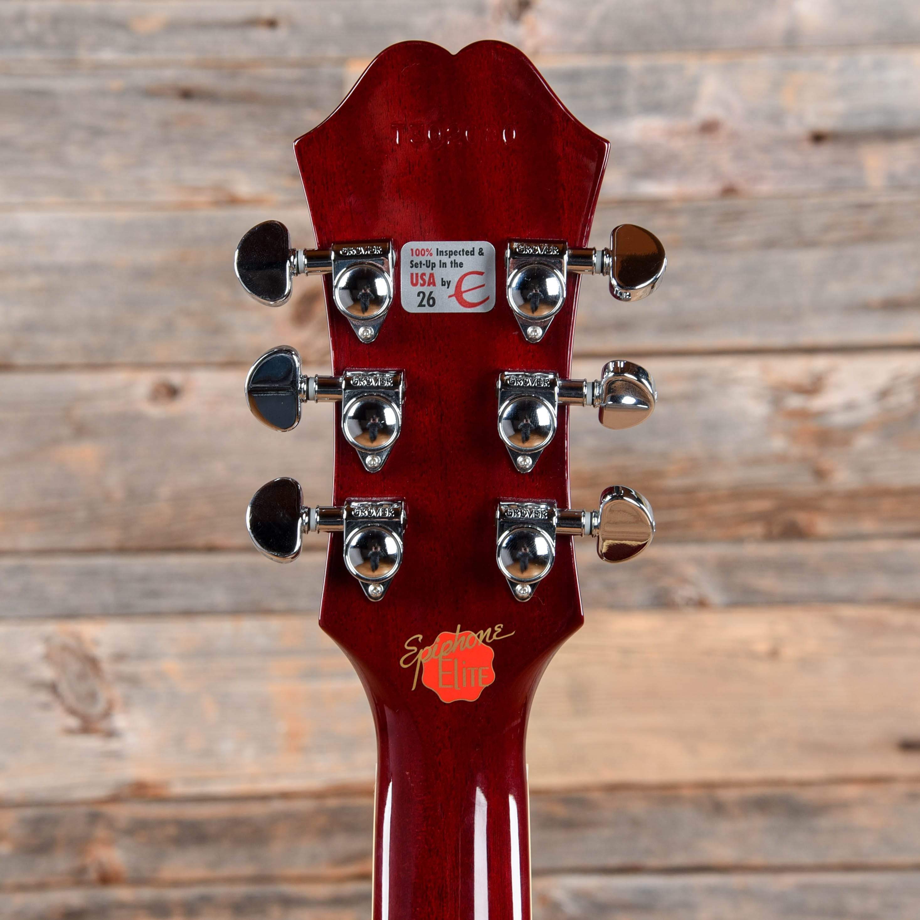 Epiphone Riviera Elite Cherry Electric Guitars / Semi-Hollow