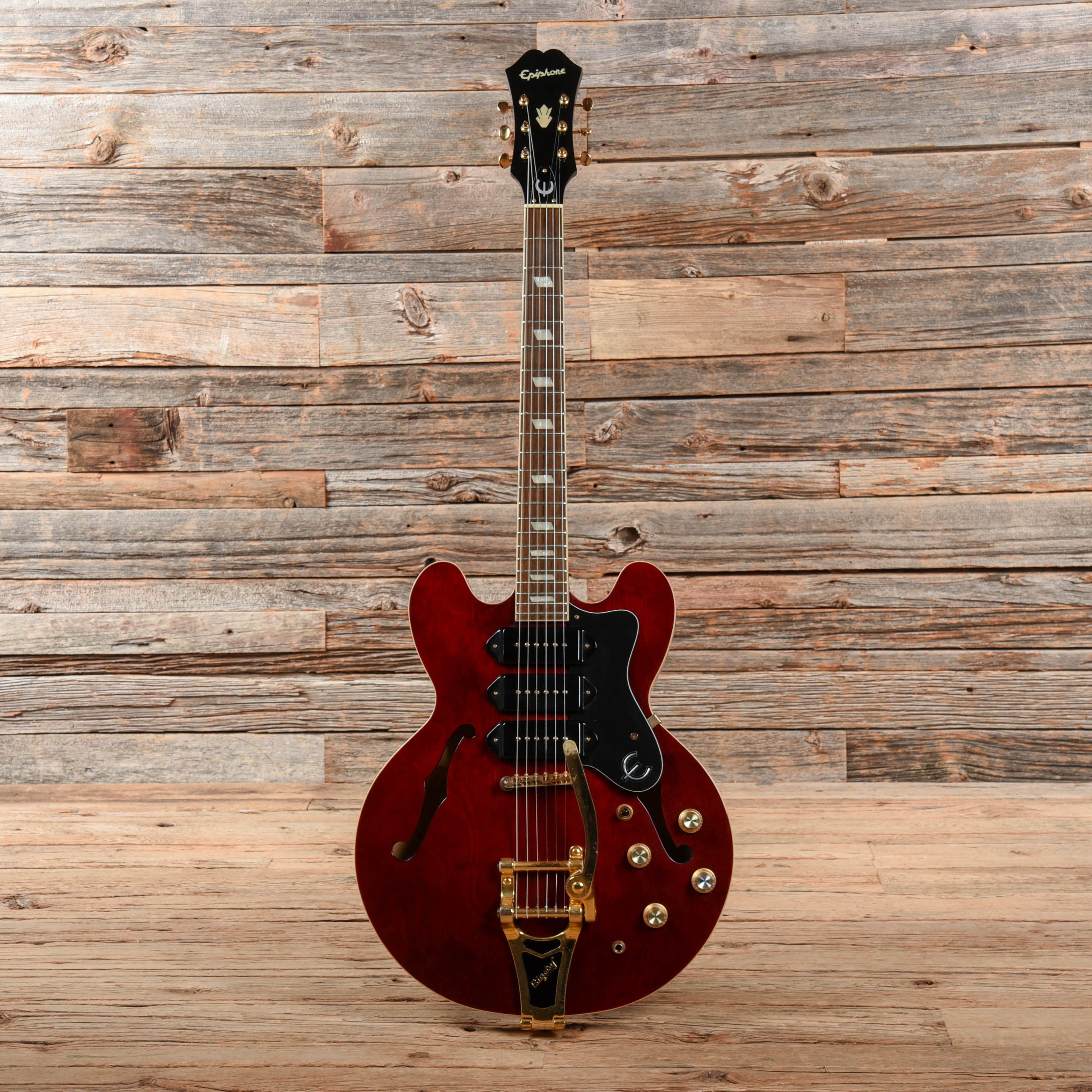 Epiphone Riviera P93 Wine Red – Chicago Music Exchange