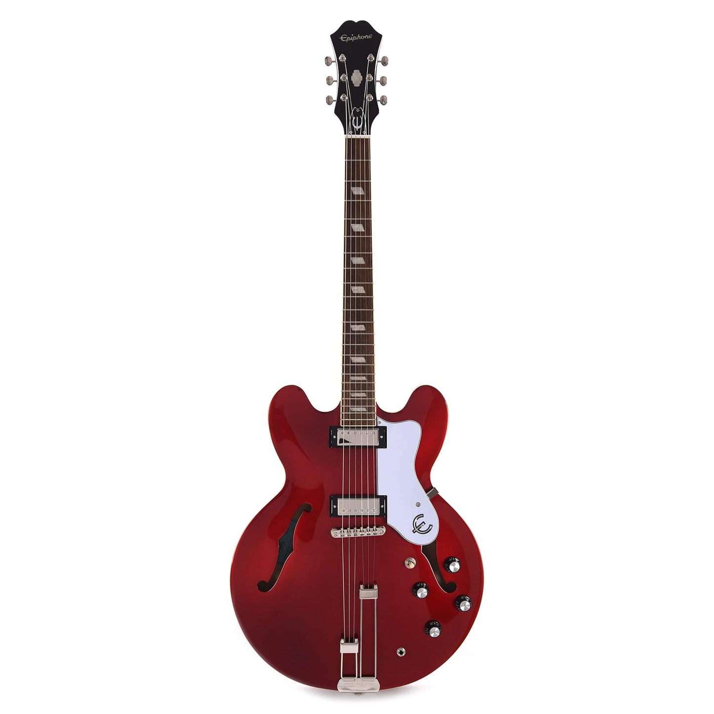 Epiphone Riviera Sparkling Burgundy w/Frequensator Tailpiece Electric Guitars / Semi-Hollow