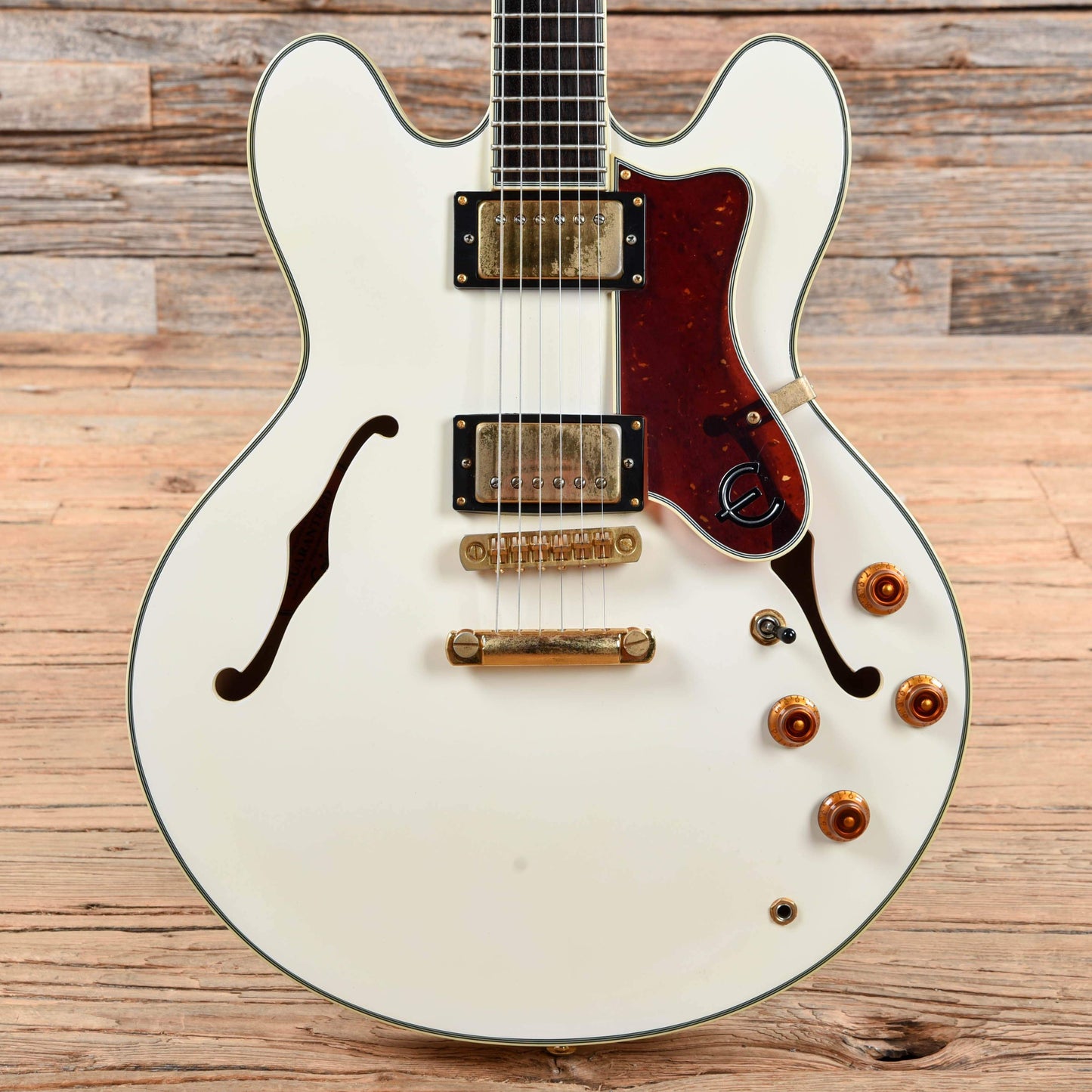 Epiphone Sheraton Alpine White 1997 Electric Guitars / Semi-Hollow