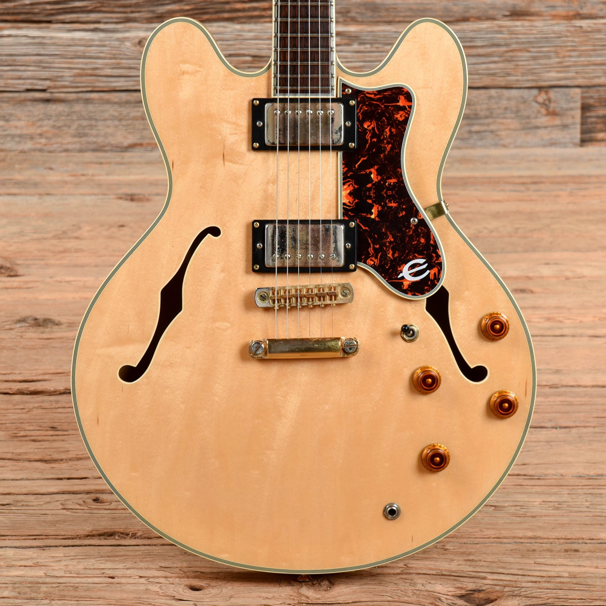 Epiphone Sheraton II Natural 1993 Electric Guitars / Semi-Hollow