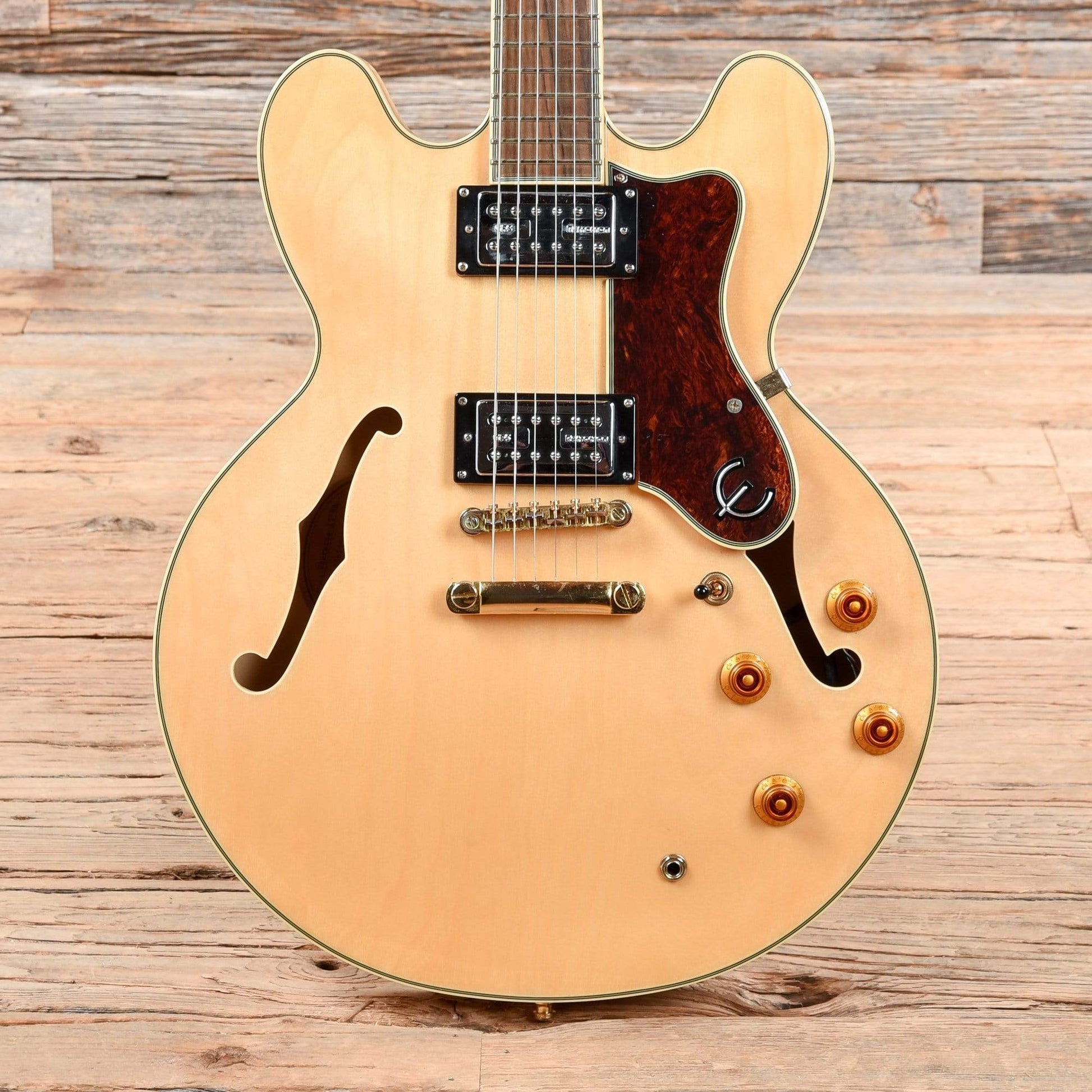 Epiphone Sheraton II Natural 2012 Electric Guitars / Semi-Hollow