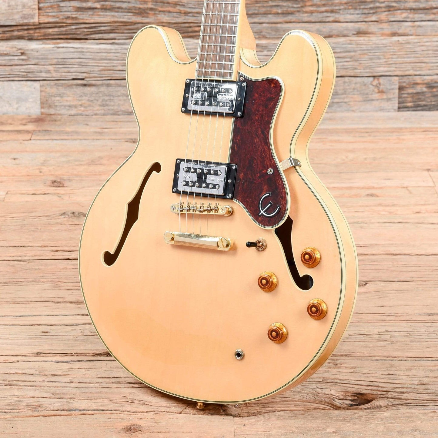 Epiphone Sheraton II Natural 2012 Electric Guitars / Semi-Hollow