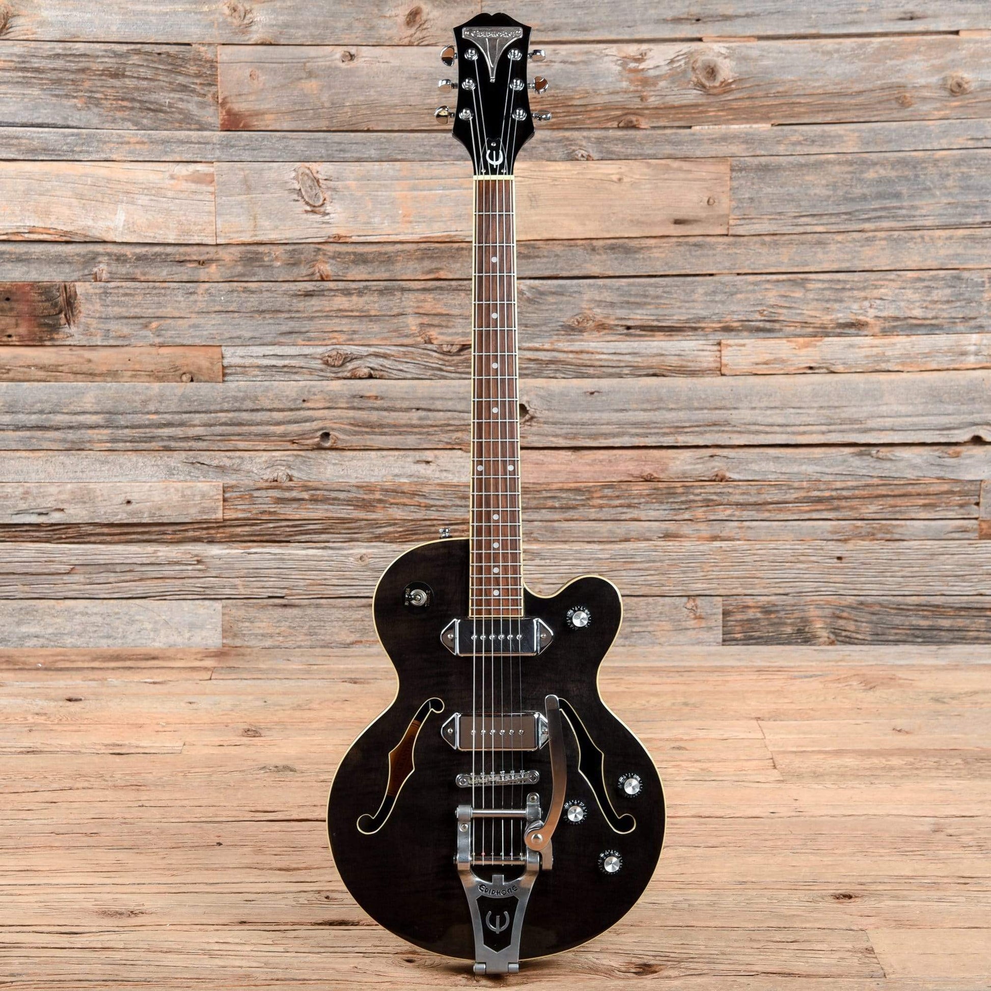 Epiphone Wildkat TB Trans Black 2003 Electric Guitars / Semi-Hollow