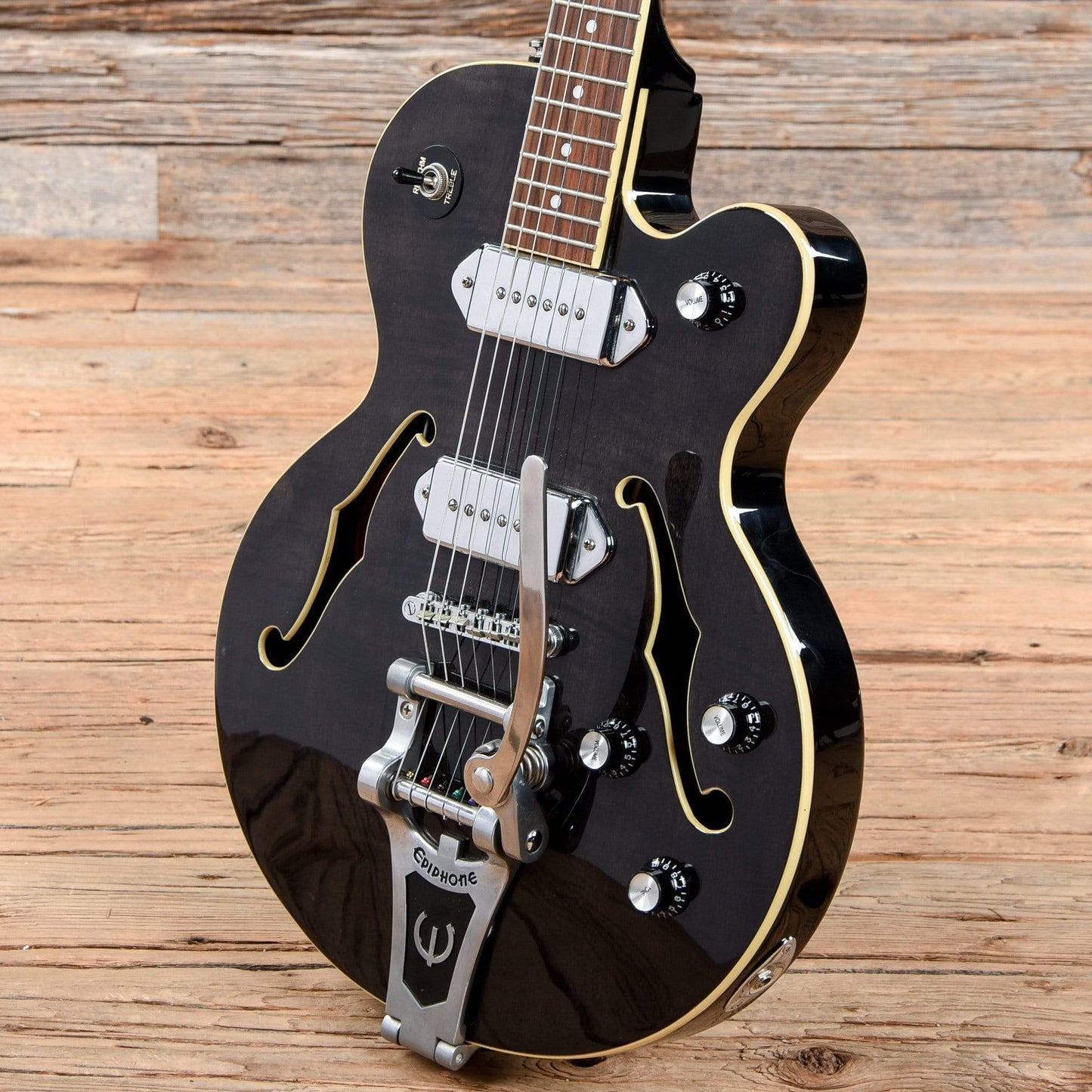 Epiphone Wildkat TB Trans Black 2003 Electric Guitars / Semi-Hollow