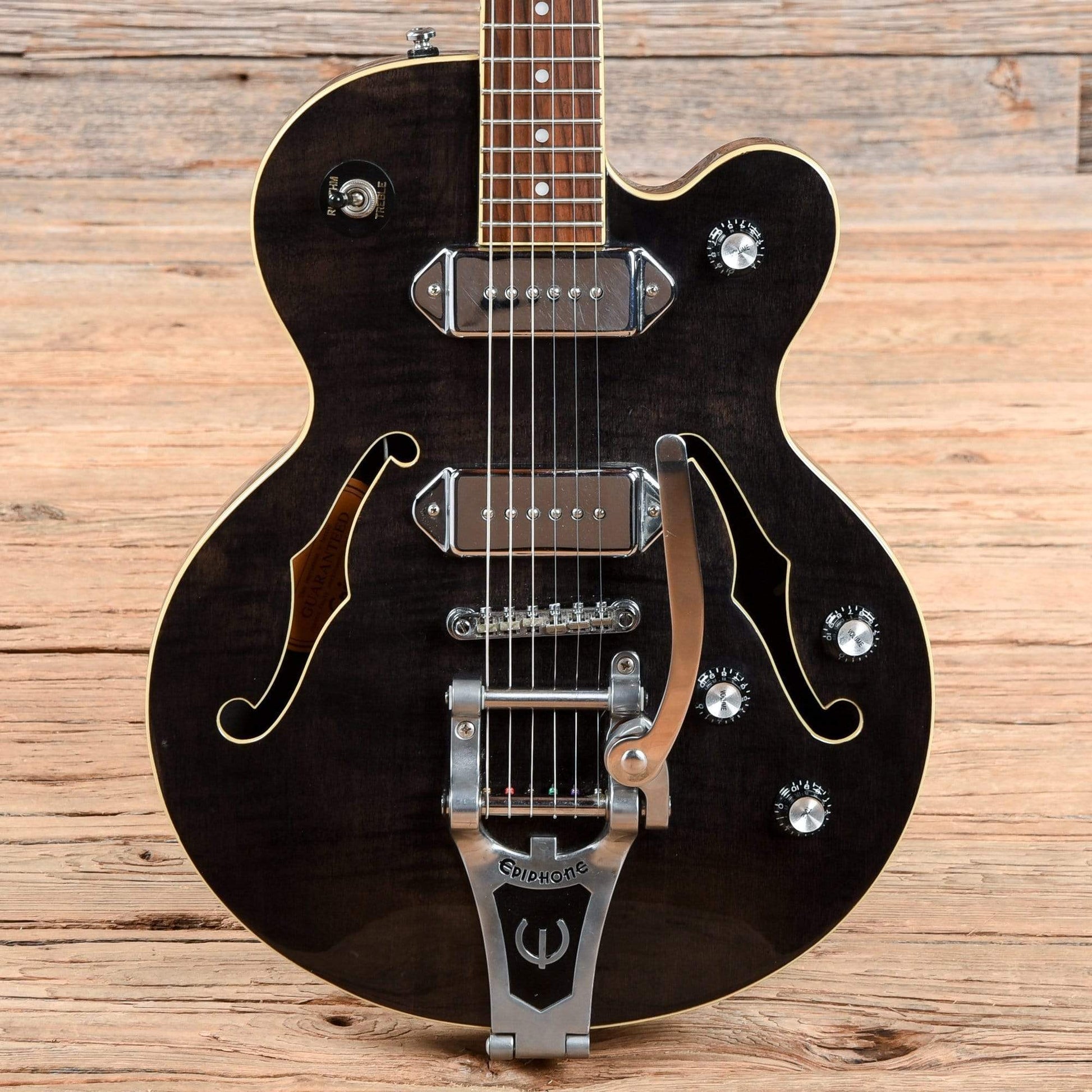 Epiphone Wildkat TB Trans Black 2003 Electric Guitars / Semi-Hollow