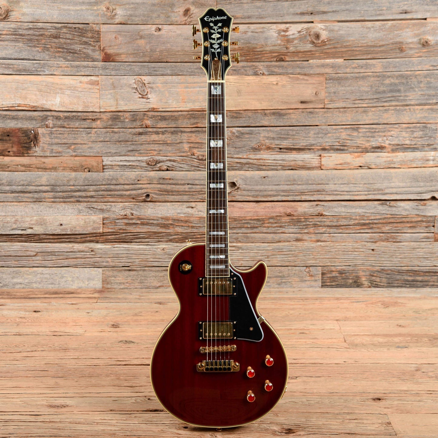 Epiphone 100th Anniversary Les Paul Custom Wine Red 2016 Electric Guitars / Solid Body