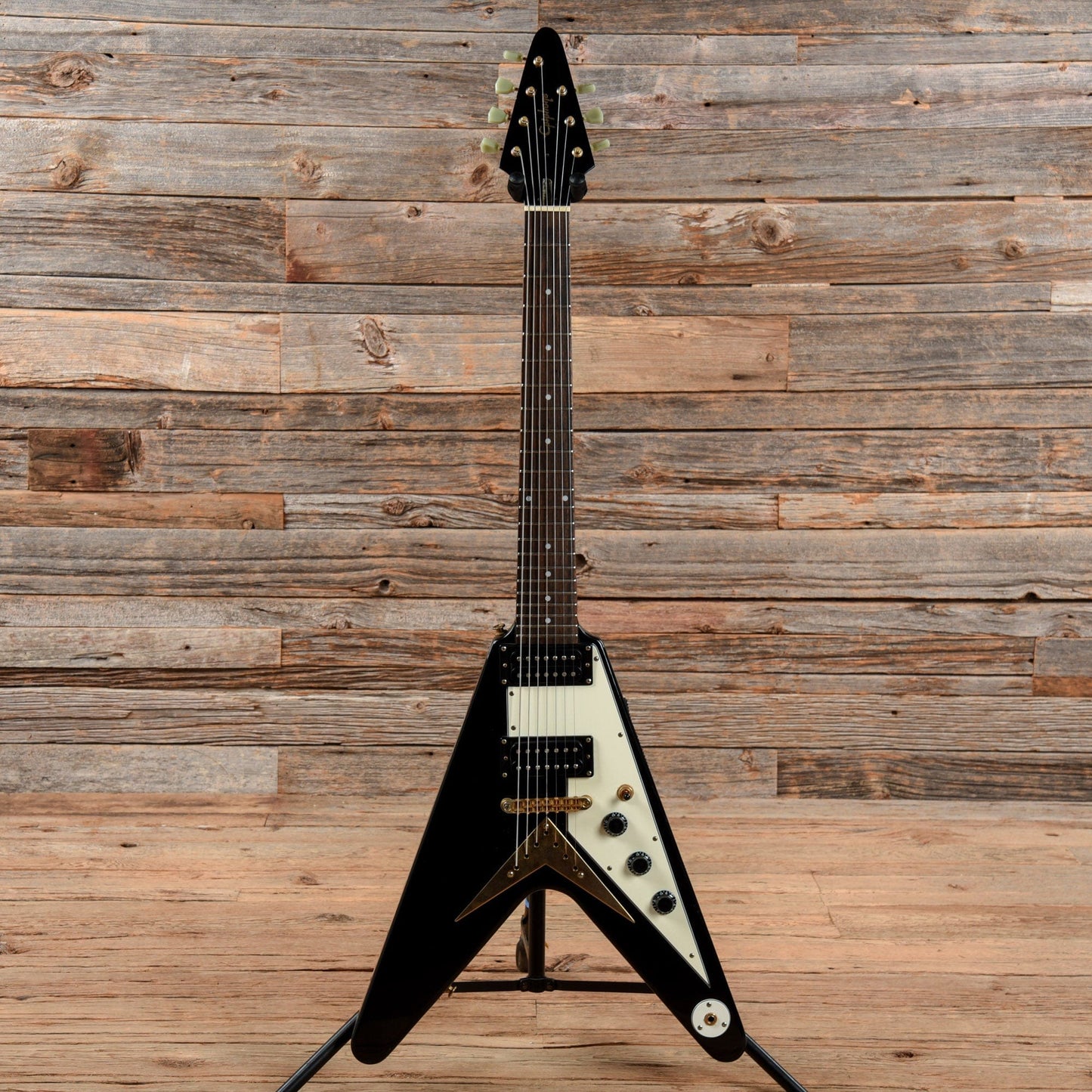 Epiphone '58 Korina Flying V 7-String Ebony 2000 Electric Guitars / Solid Body