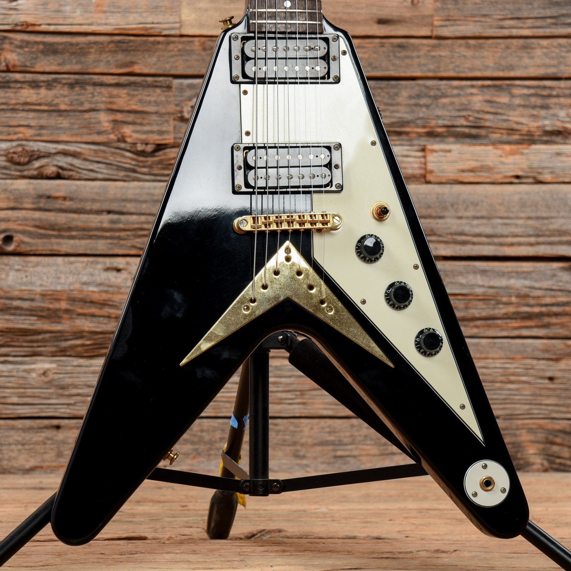 Epiphone '58 Korina Flying V 7-String Ebony 2000 Electric Guitars / Solid Body