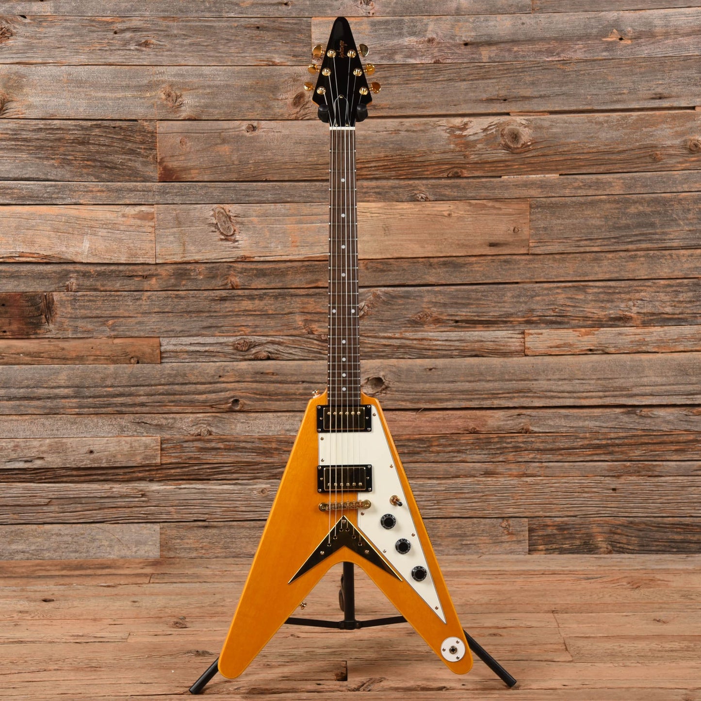 Epiphone '58 Korina Flying V Natural Electric Guitars / Solid Body