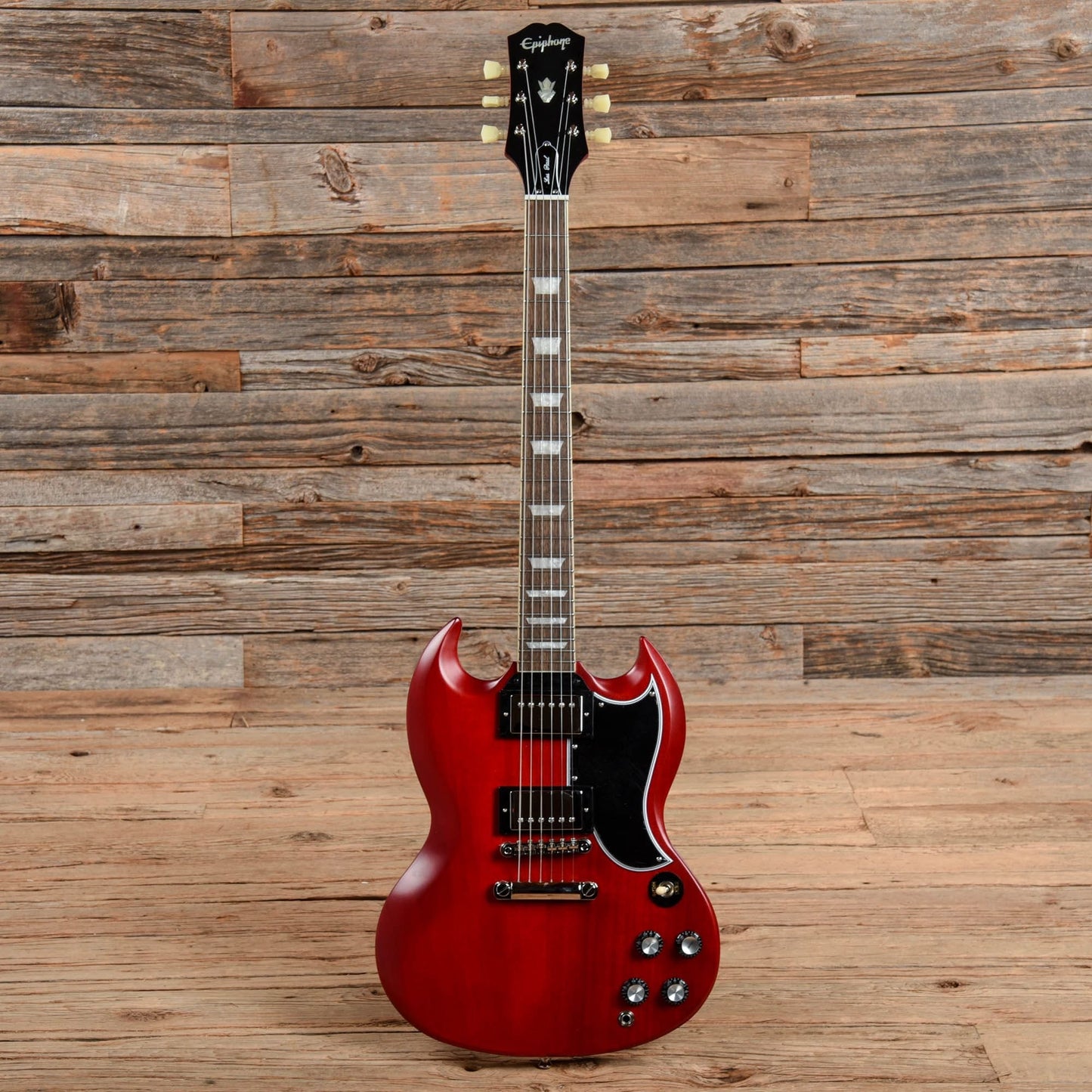 Epiphone '61 Les Paul SG Standard Aged Sixties Cherry 2021 Electric Guitars / Solid Body