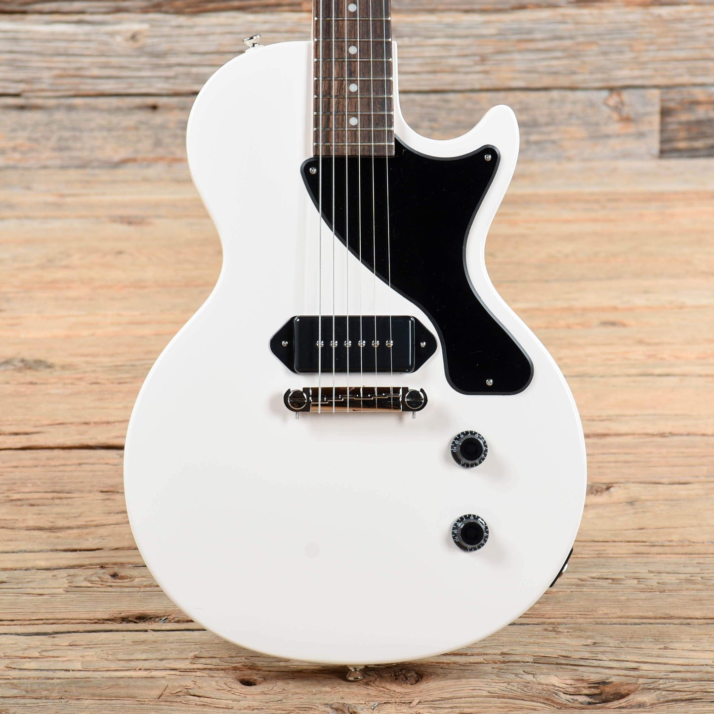 Epiphone Billie Joe Armstrong Signature Les Paul Junior Classic White Electric Guitars / Solid Body