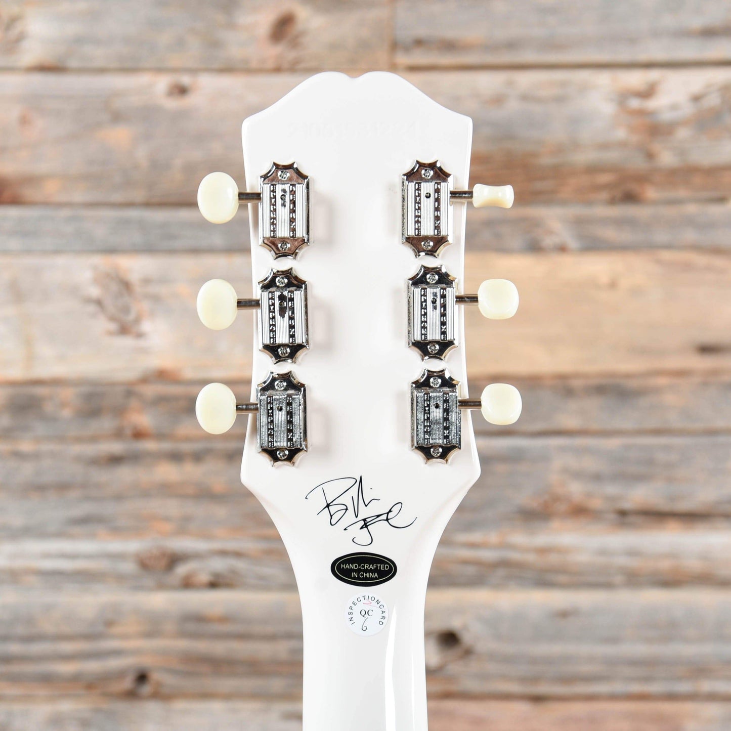 Epiphone Billie Joe Armstrong Signature Les Paul Junior Classic White Electric Guitars / Solid Body