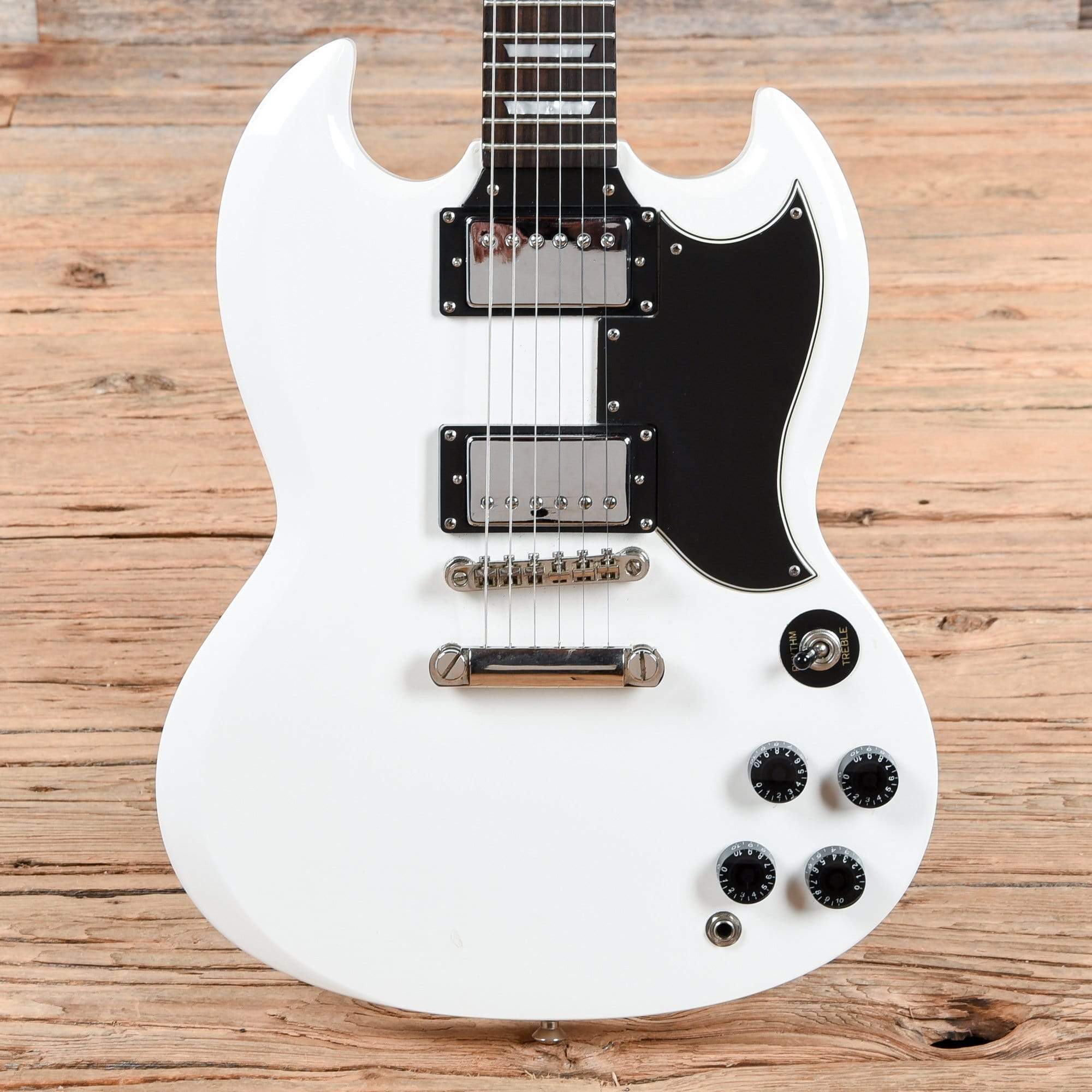 Epiphone G-400 Alpine White 2009 – Chicago Music Exchange