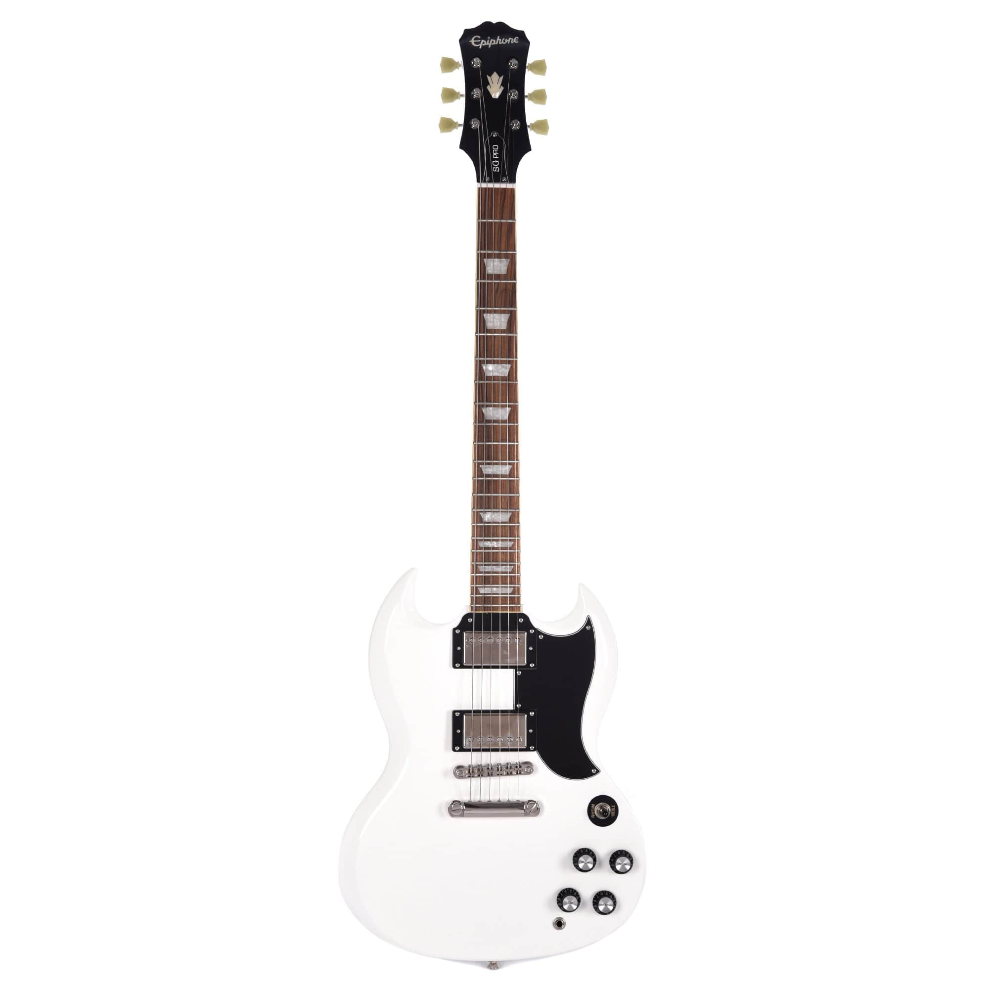 Epiphone G-400 Pro Alpine White w/Alnico Classic Pros & Coil-Tap – Chicago  Music Exchange