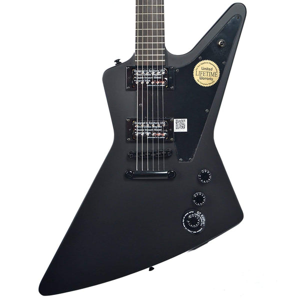 Epiphone Goth 1958 Explorer Pitch Black – Chicago Music Exchange