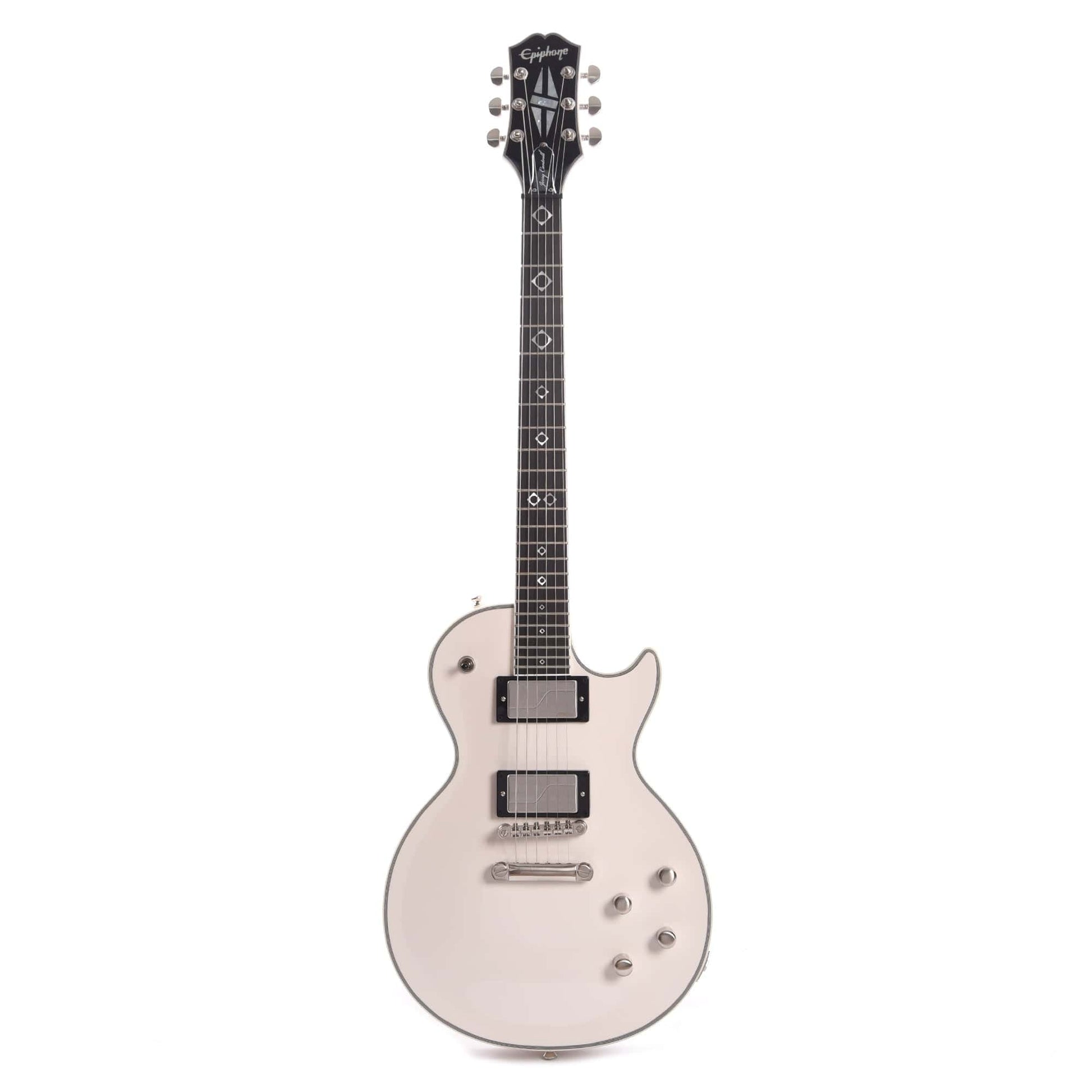 Epiphone Jerry Cantrell Signature Prophecy Les Paul Custom Bone White Electric Guitars / Solid Body