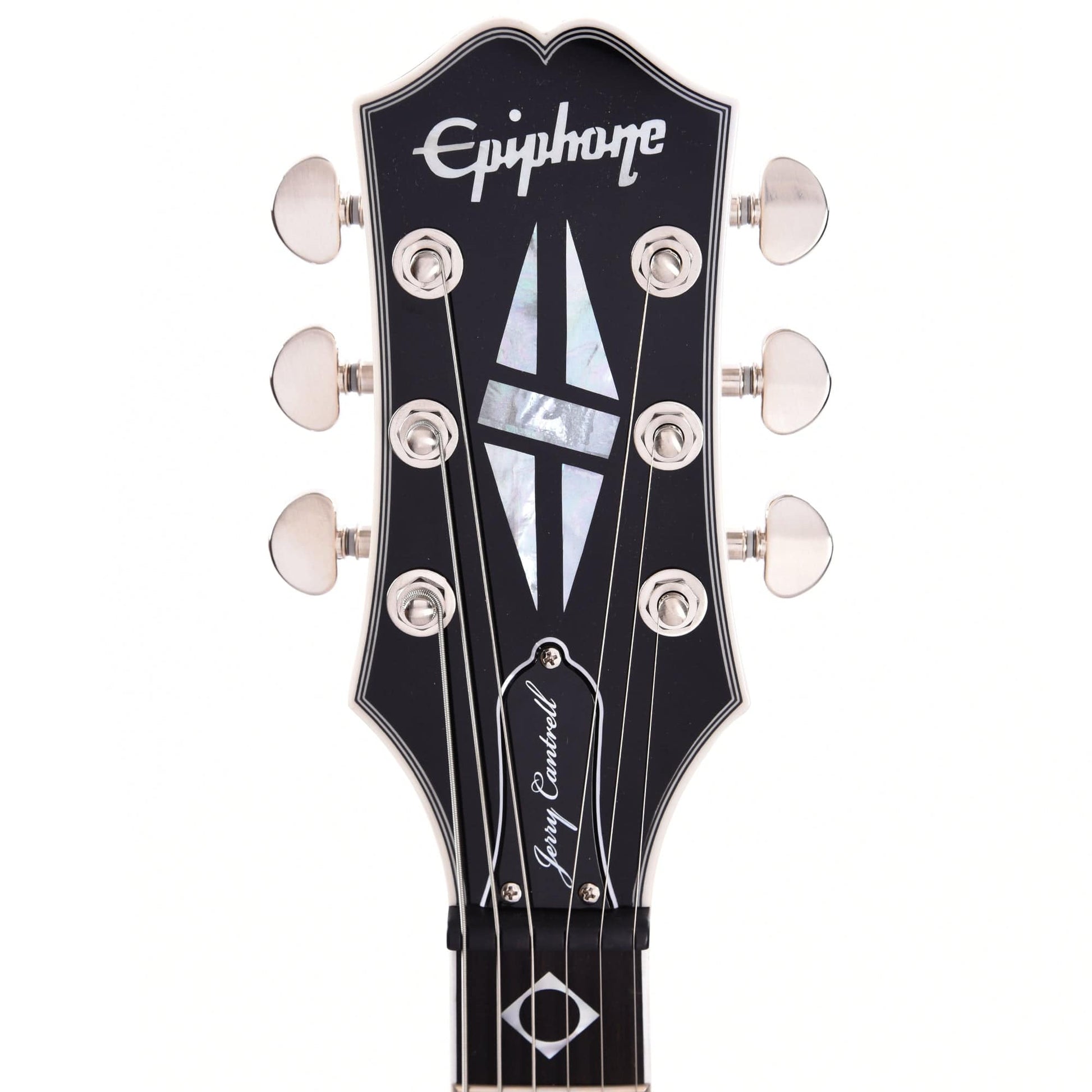 Epiphone Jerry Cantrell Signature Prophecy Les Paul Custom Bone White Electric Guitars / Solid Body