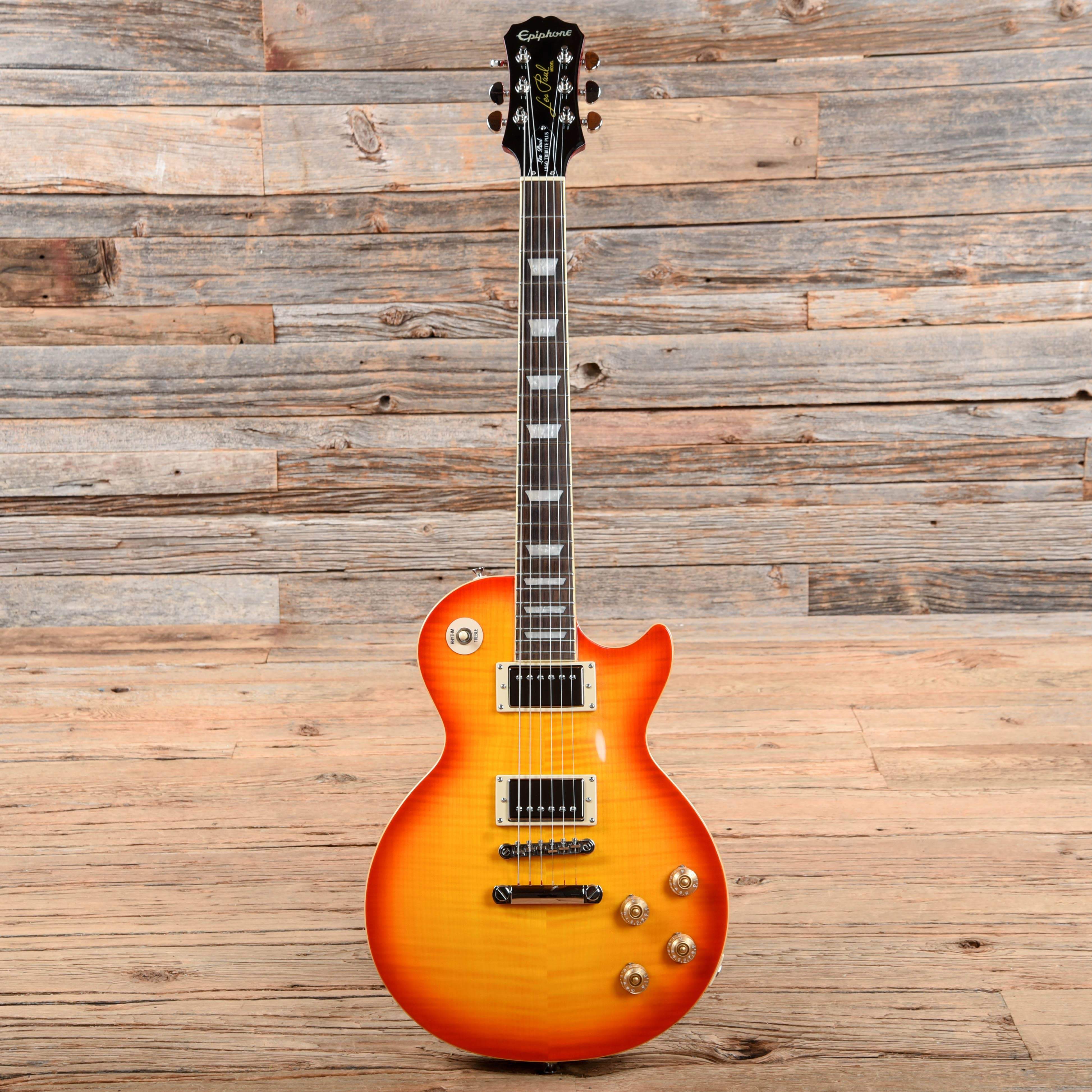 Epiphone Les Paul 1960 Tribute Plus Faded Cherry Sunburst 2015 – Chicago  Music Exchange