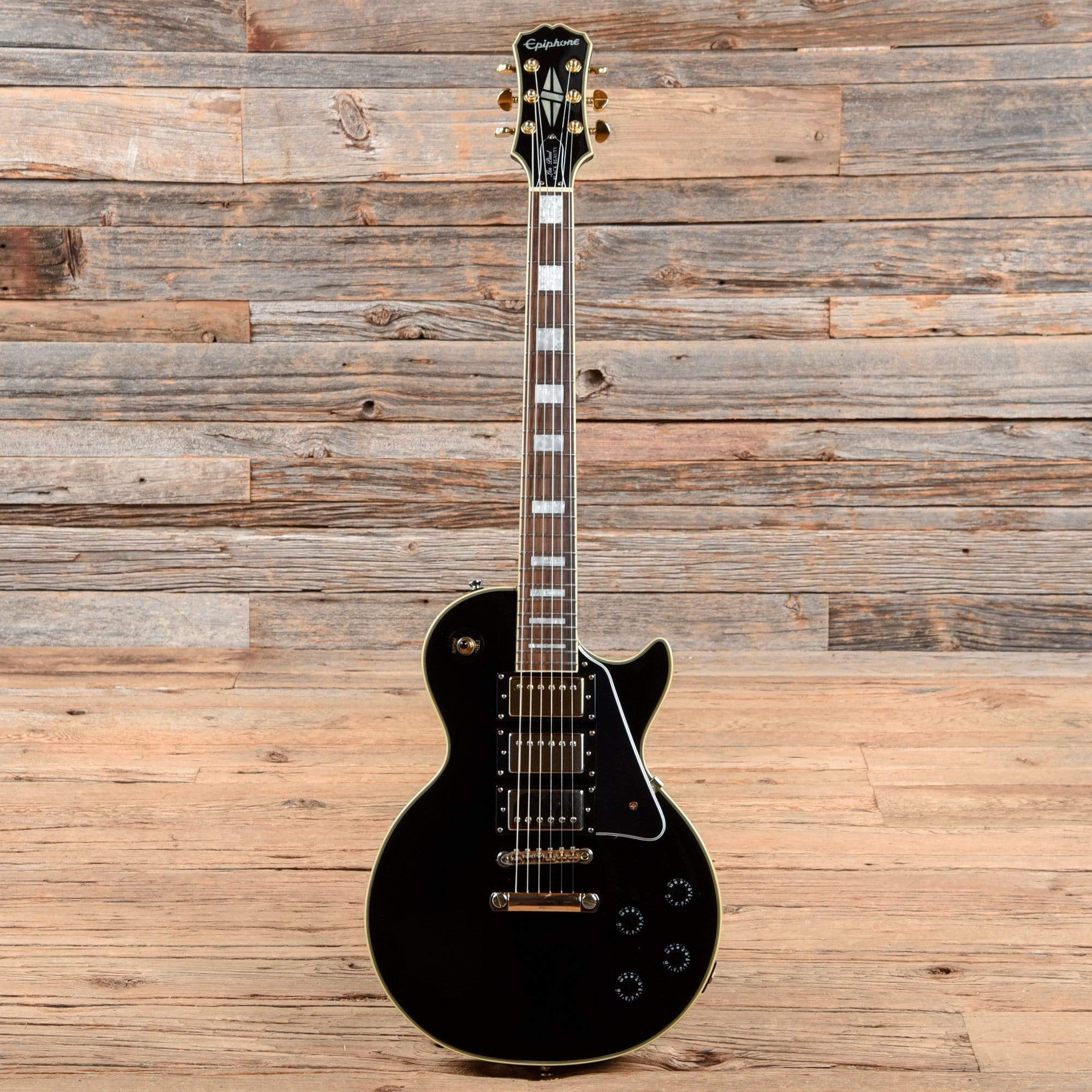 Epiphone Les Paul Black Beauty 3 Pickup Black 2015 Electric Guitars / Solid Body