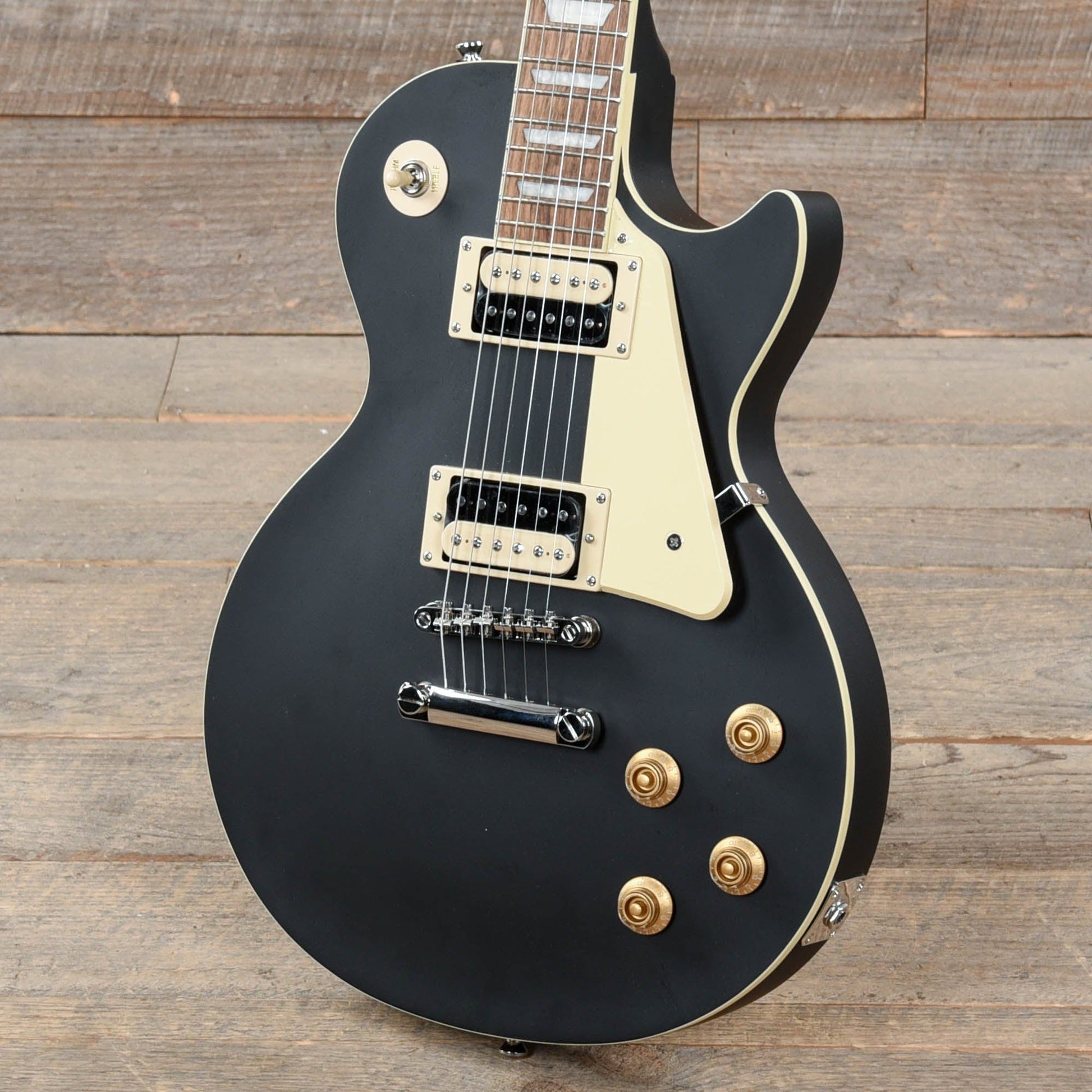 Epiphone Les Paul Classic Worn Worn Ebony Electric Guitars / Solid Body