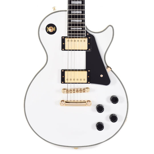 Epiphone Les Paul Custom Alpine White Electric Guitars / Solid Body