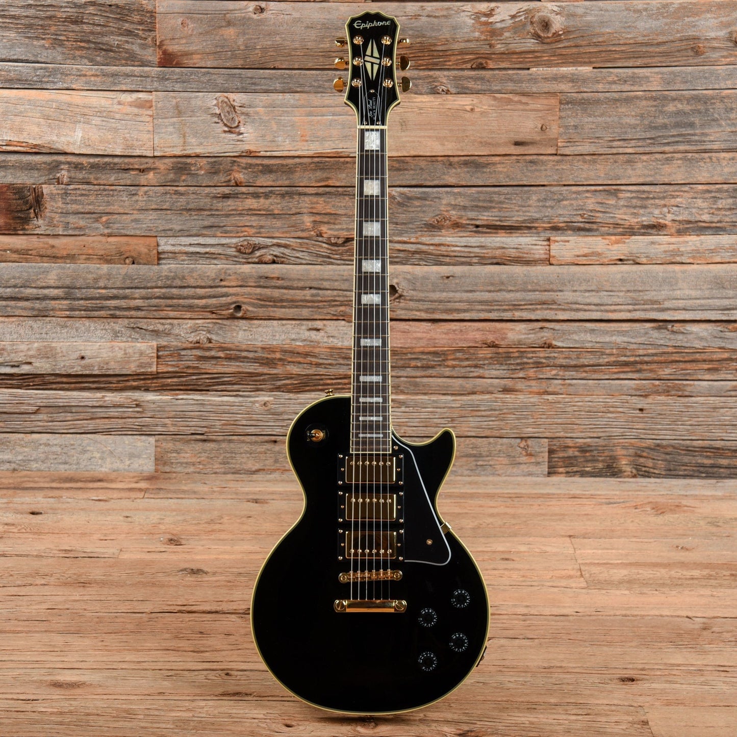 Epiphone Les Paul Custom Black Beauty 3-Pickup Ebony 2014 Electric Guitars / Solid Body