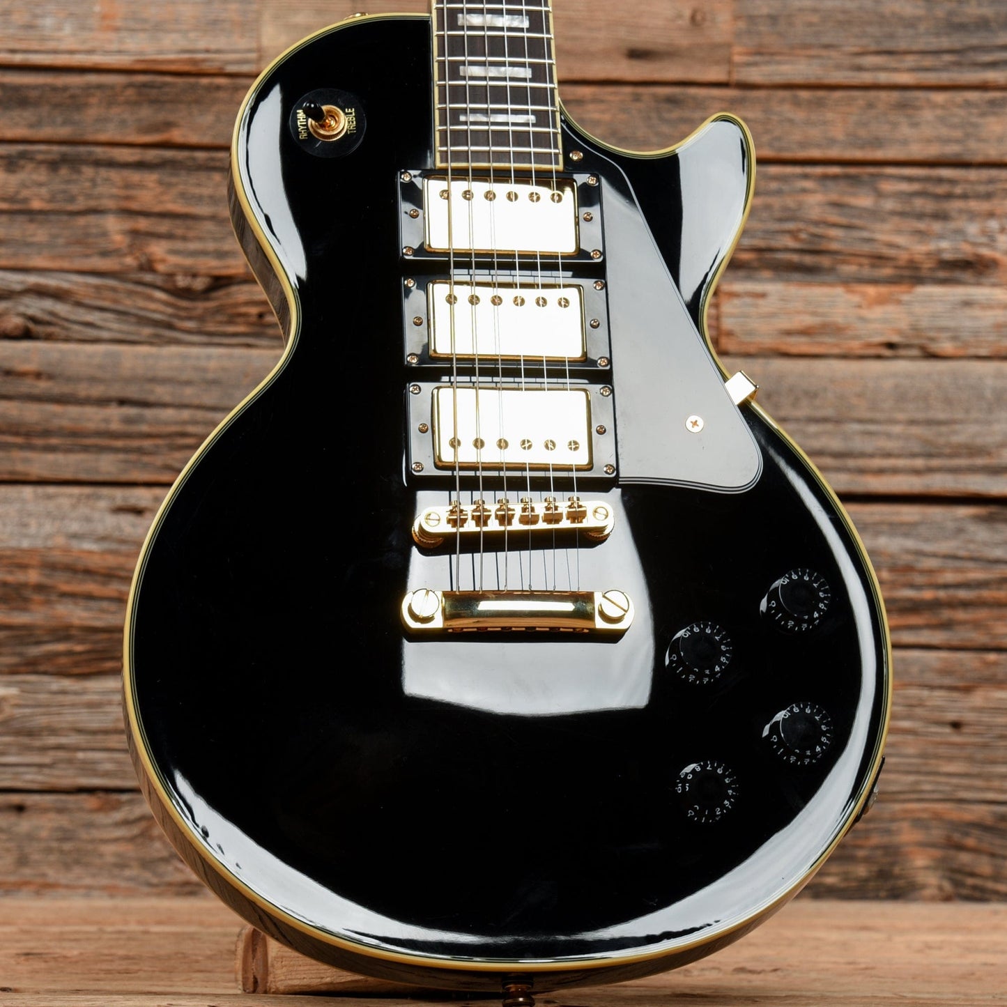 Epiphone Les Paul Custom Black Beauty 3-Pickup Ebony 2014 Electric Guitars / Solid Body