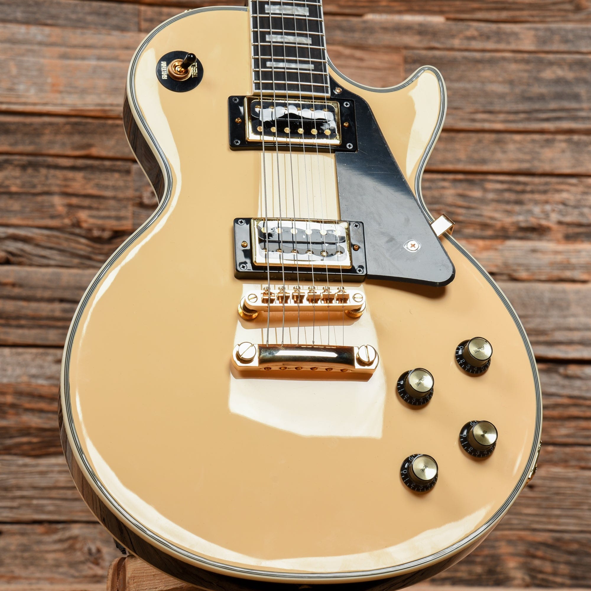 Epiphone Les Paul Custom Blackback Pro Antique White 2021 – Chicago Music  Exchange