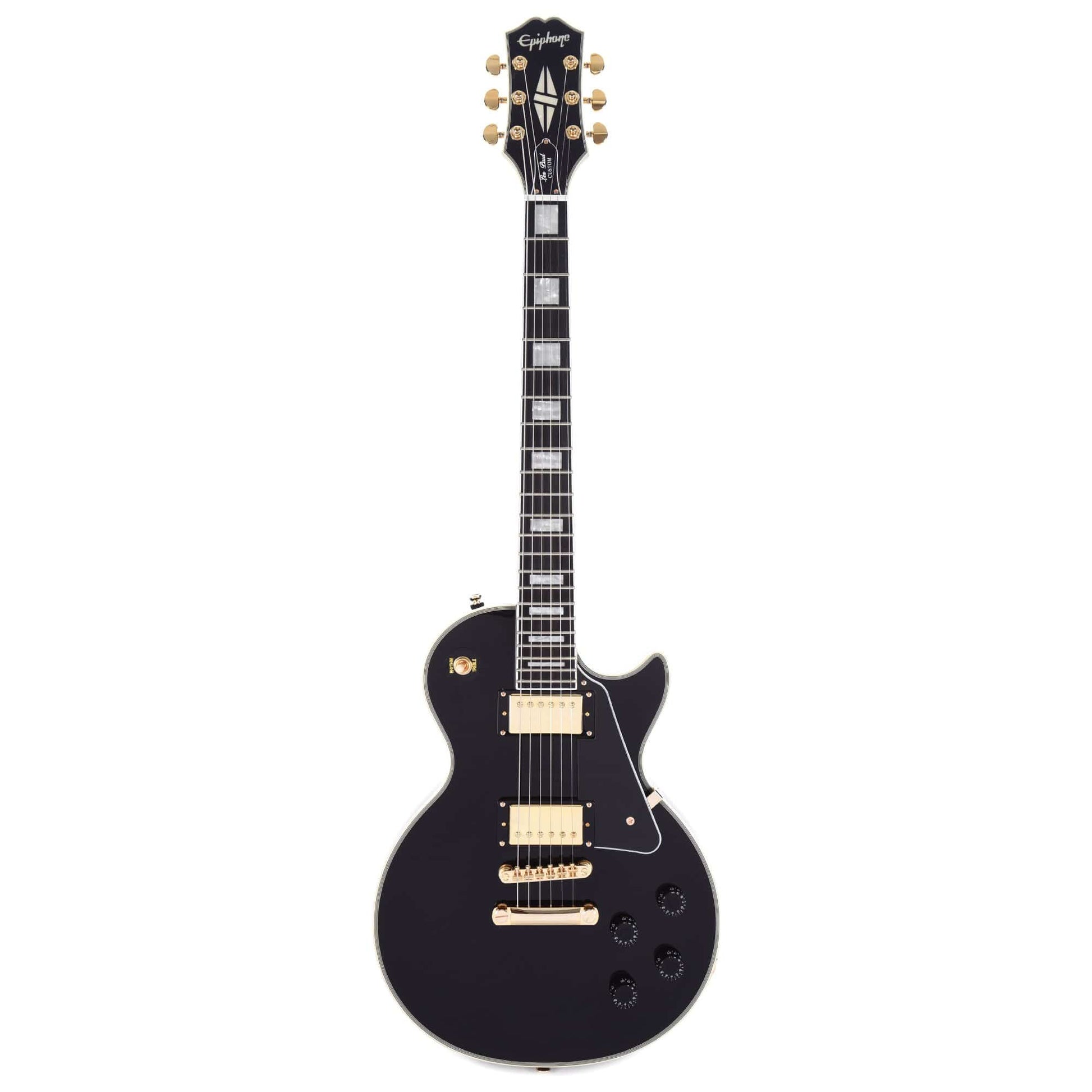 Epiphone Les Paul Custom Ebony Electric Guitars / Solid Body