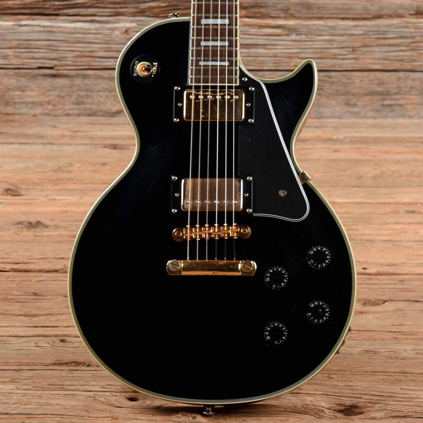 Epiphone Les Paul Custom Ebony Electric Guitars / Solid Body